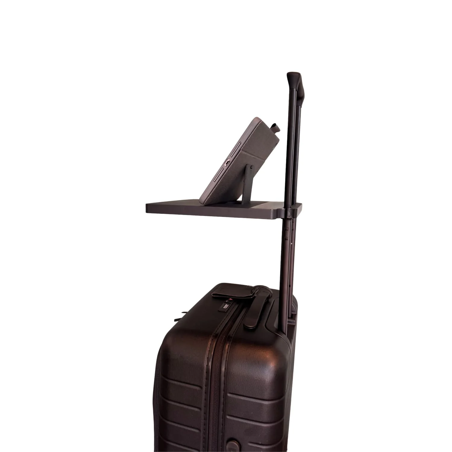 goDesk Attachable Luggage Desk Stand, Gray/Charcoal - Image 3