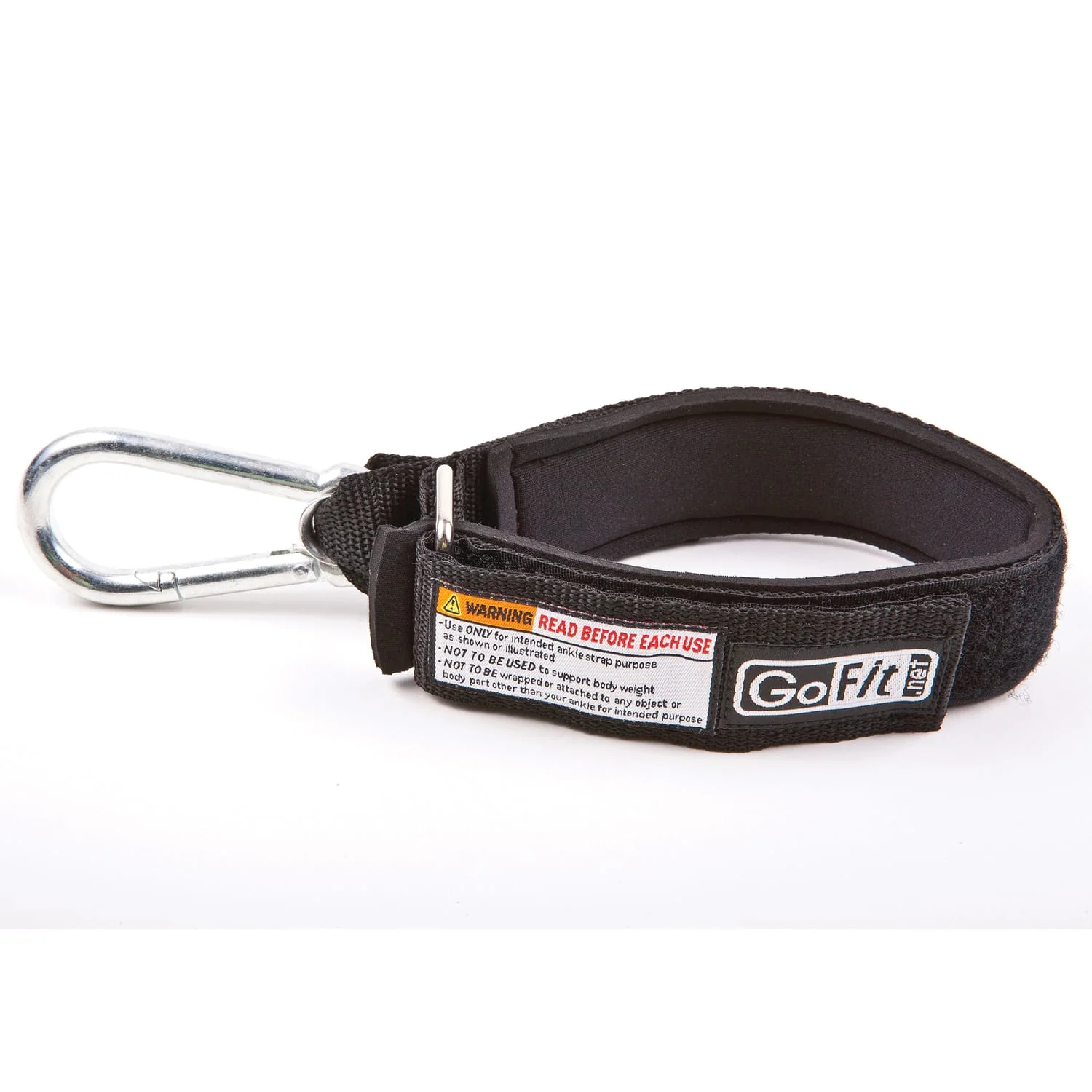 GoFit Ankle Strap with Carabiner for Tubes and Resistance Bands - Image 2