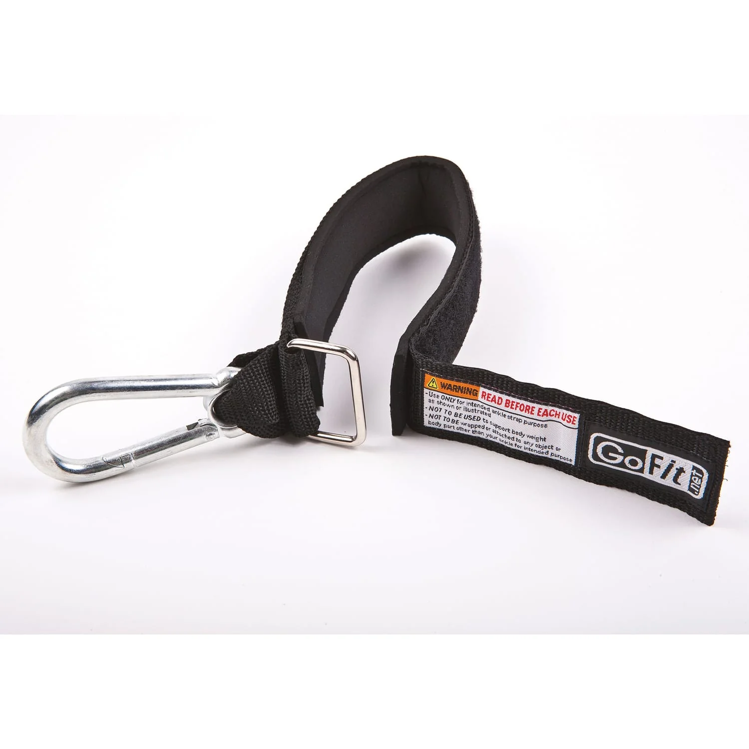 GoFit Ankle Strap with Carabiner for Tubes and Resistance Bands - Image 4