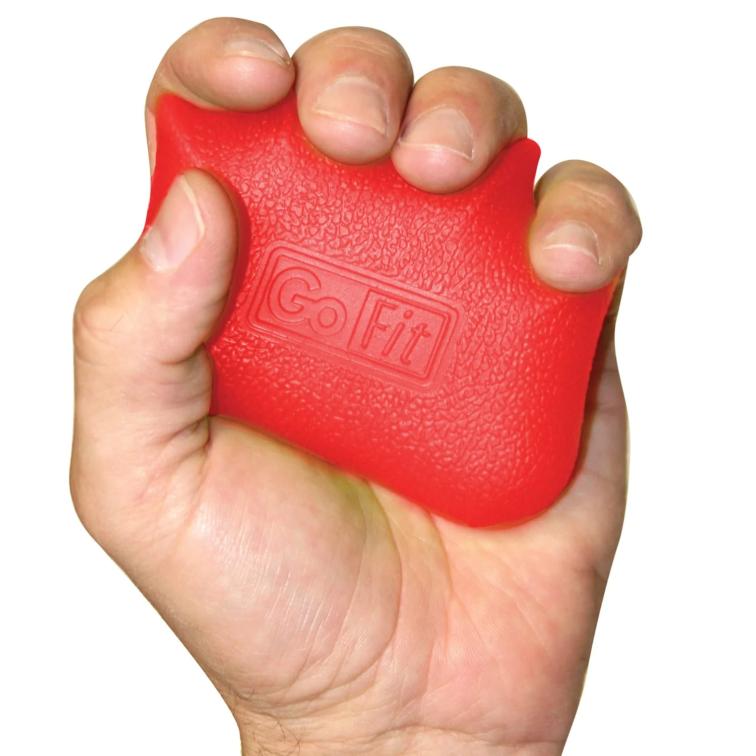 GoFit Gel Hand Grip, Firm, Red - Image 2