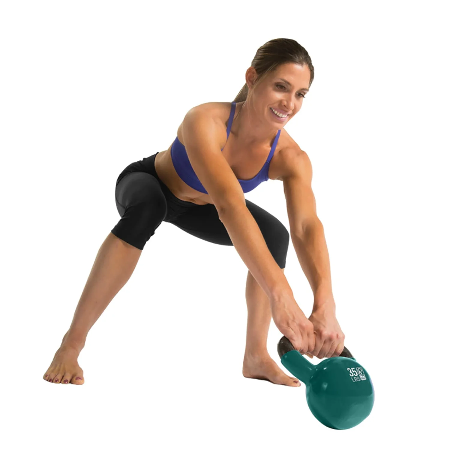 GoFit Kettlebell with DVD, 35 Lbs. - Image 2