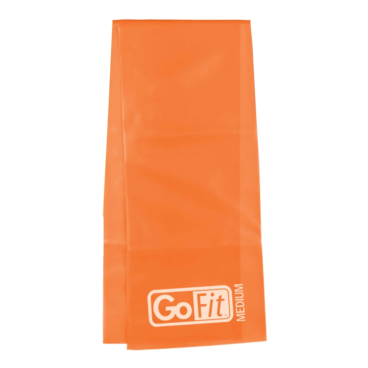 GoFit Latex-Free Single Flat Band, Orange - Image 2