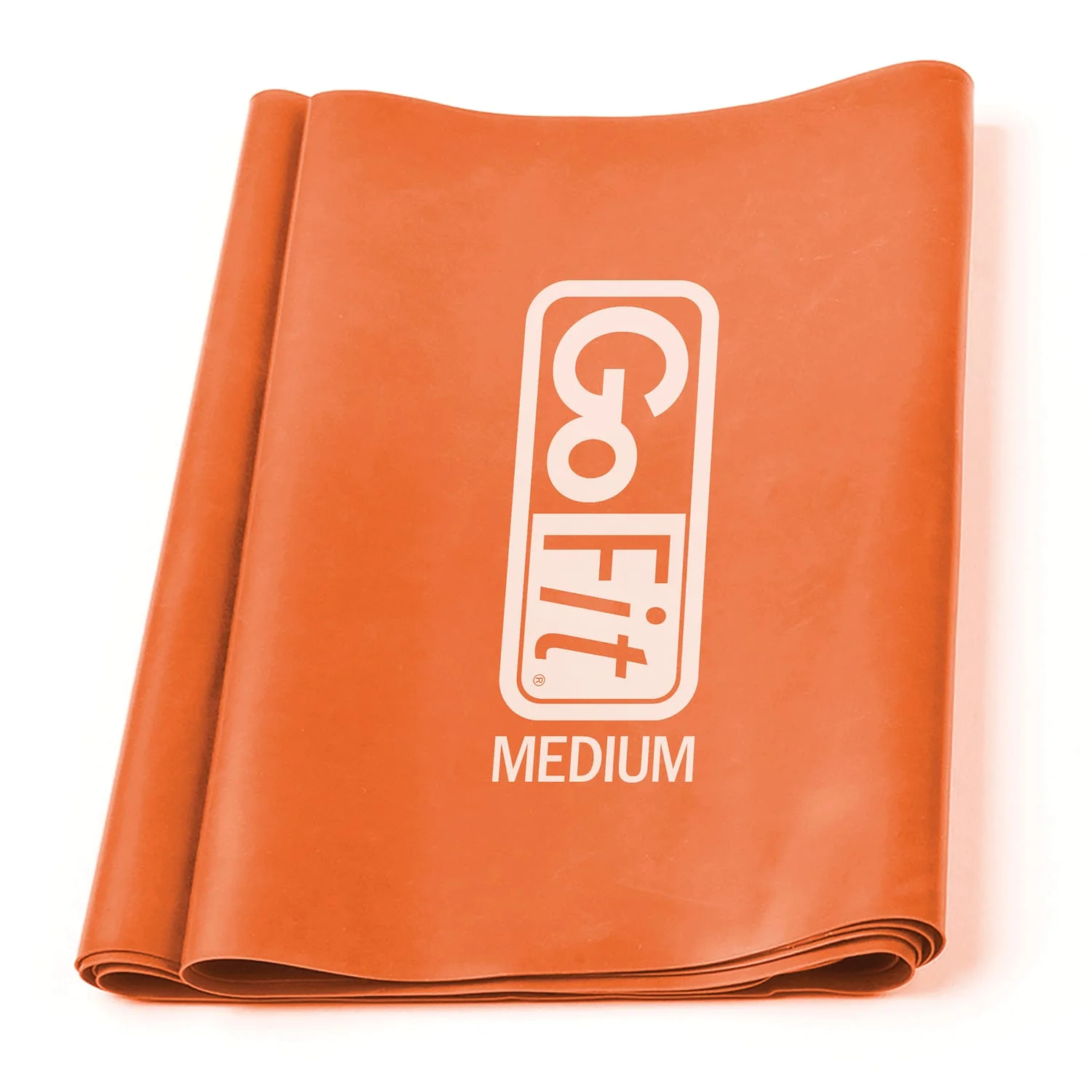 GoFit Latex-Free Single Flat Band, Orange - Image 3