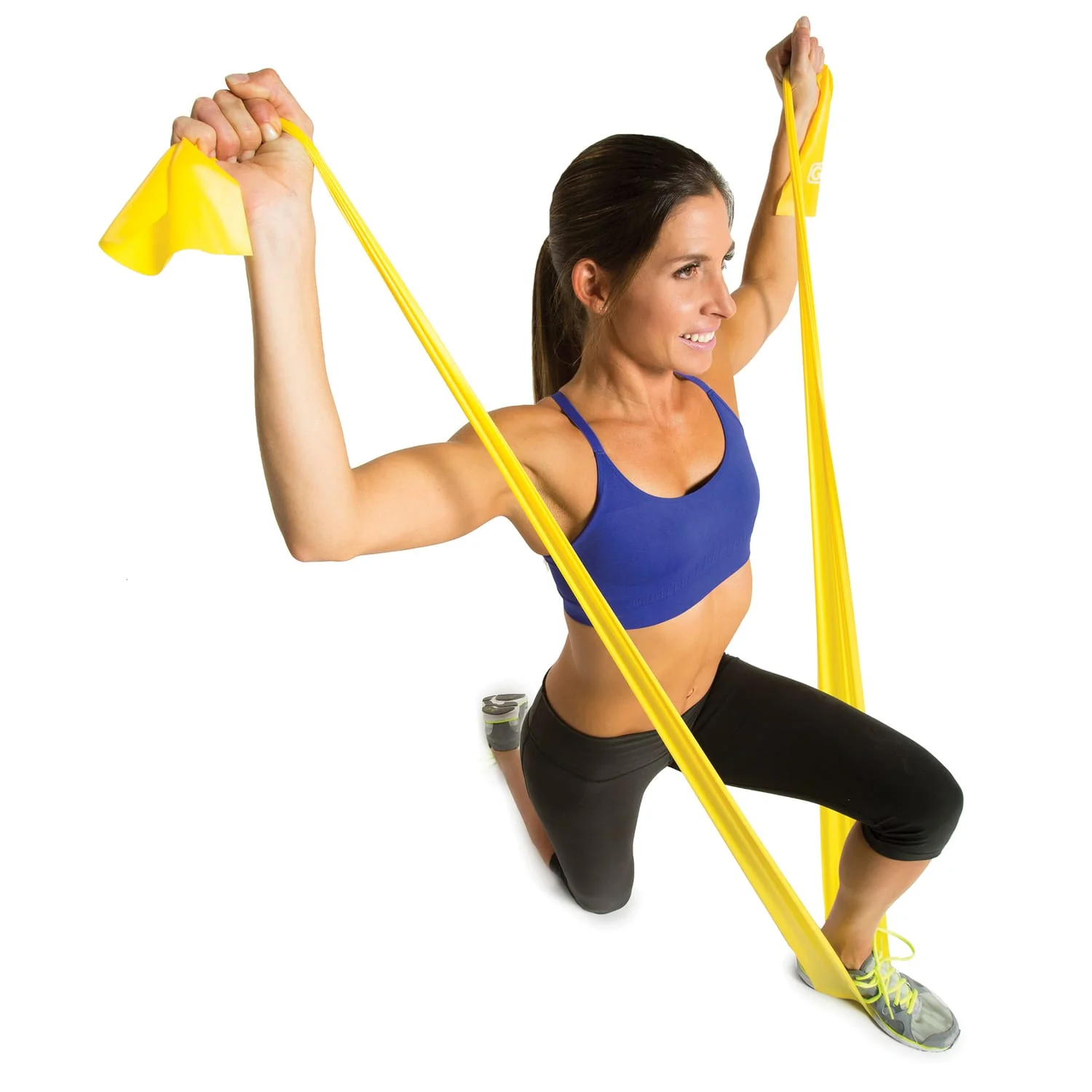 GoFit Latex-Free Single Flat Band, Yellow - Image 3