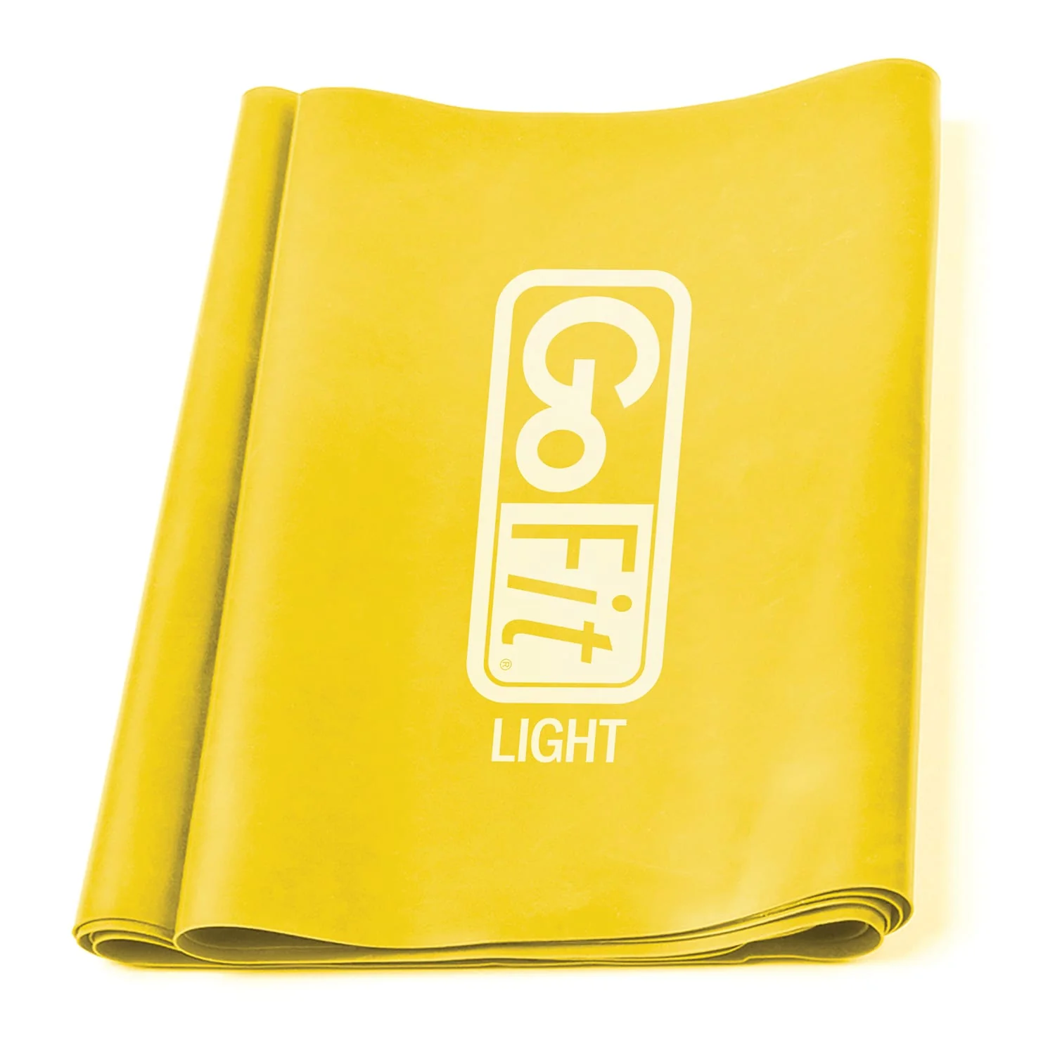 GoFit Latex-Free Single Flat Band, Yellow - Image 4
