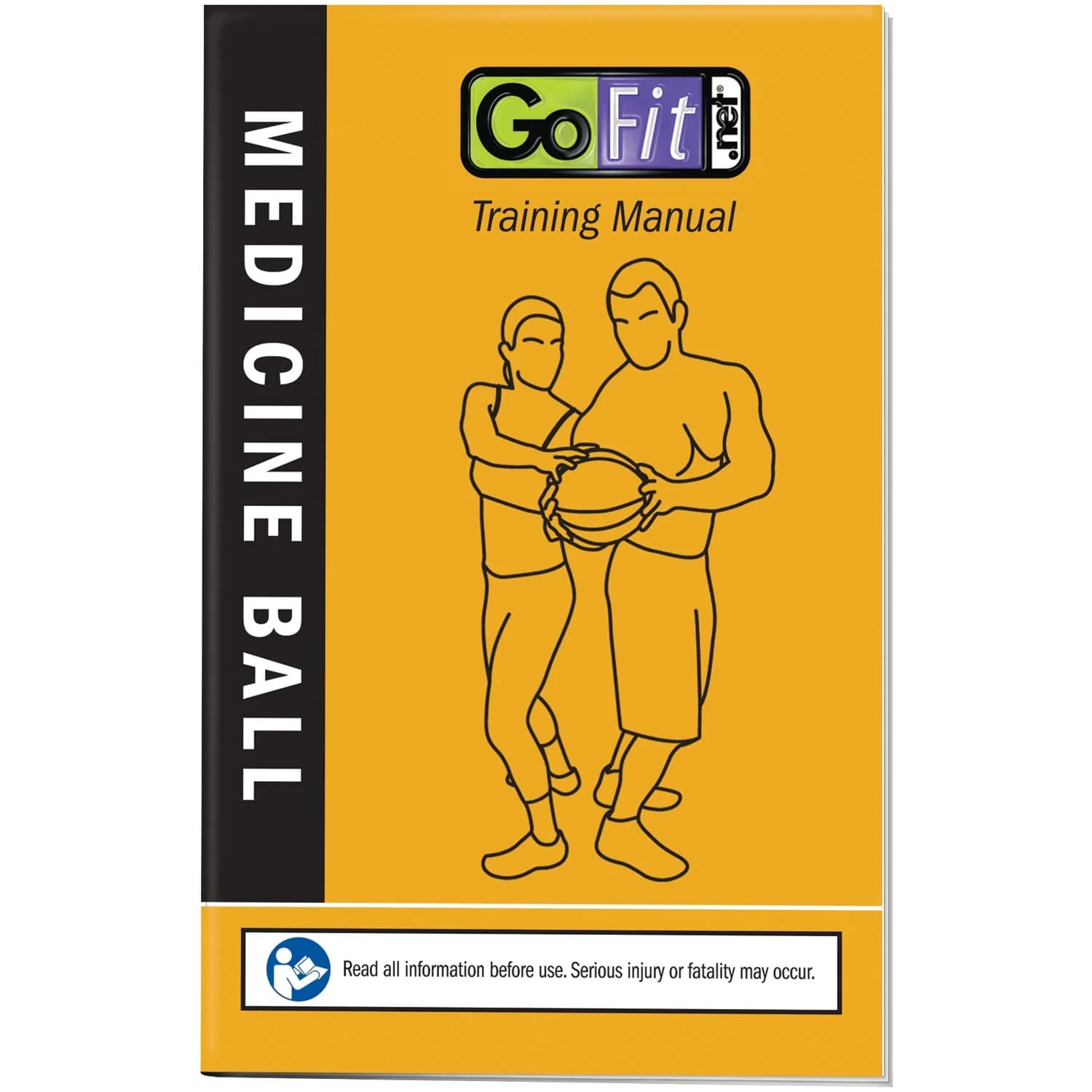 GoFit Medicine Ball, 12lbs. - Image 2
