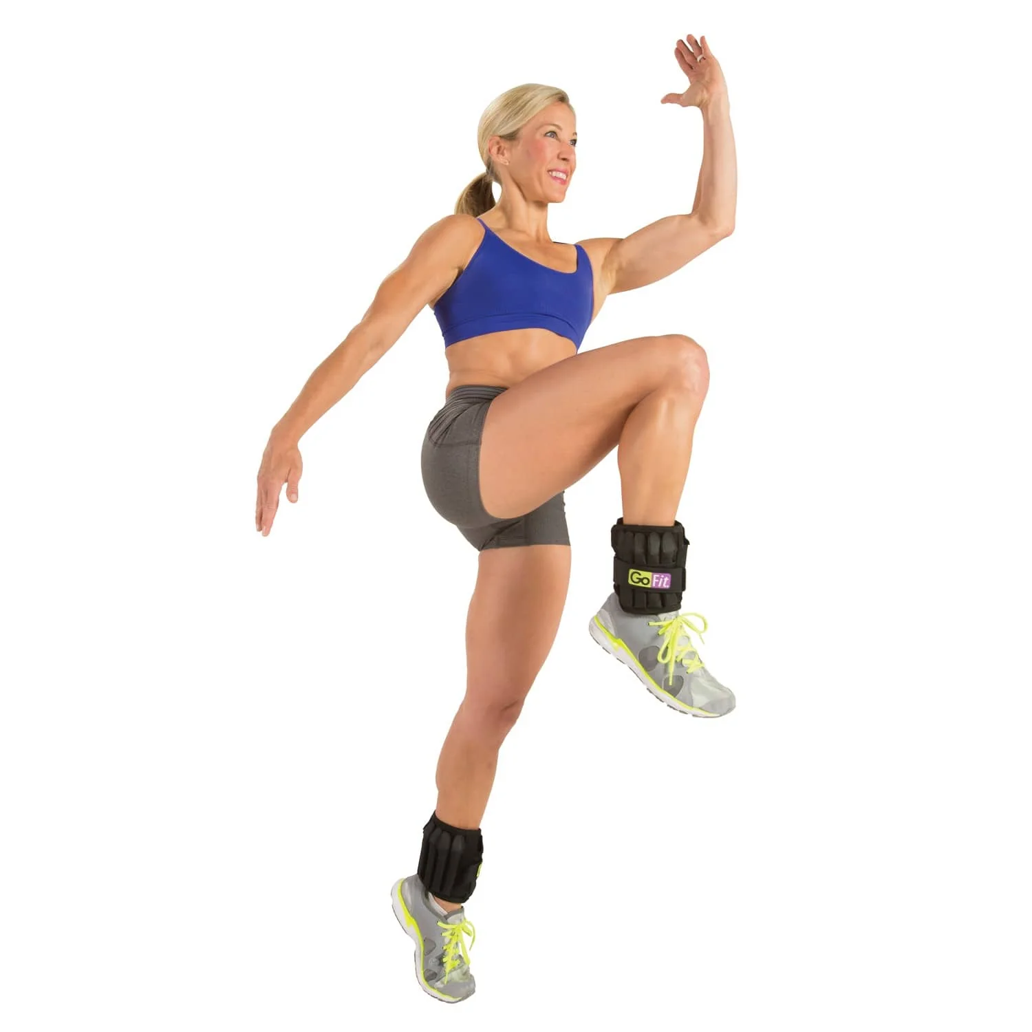 GoFit Padded Adjustable Pro Ankle Weights - Image 4