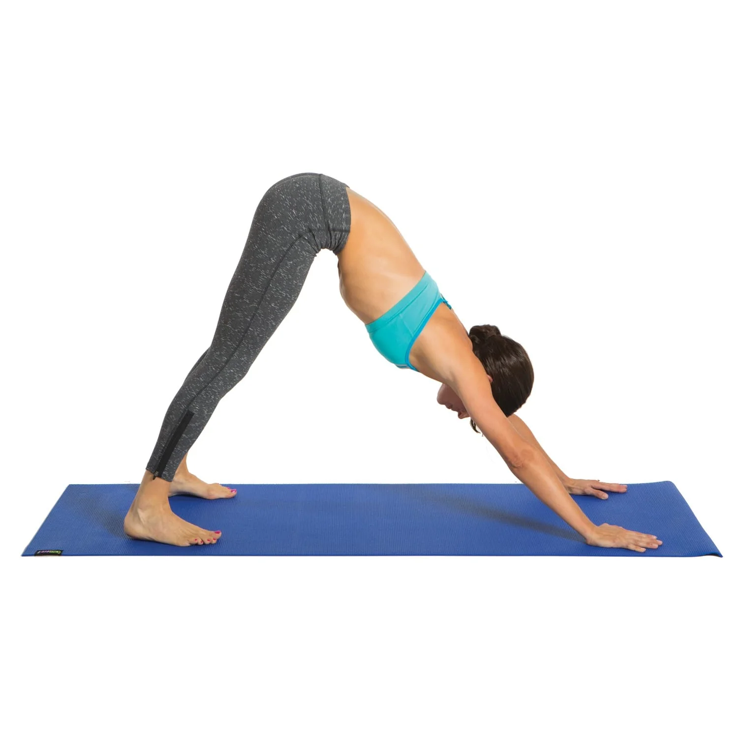 GoFit Yoga Mat, Blue - Image 2