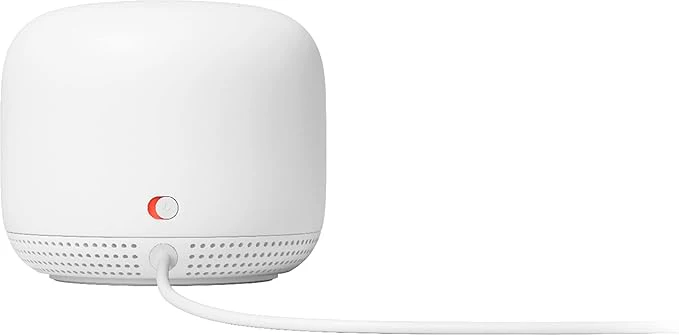 Google Nest Wi-Fi AC2200 Mesh Router with Google Assistant, Smart Tech, 3800 Sq. Ft. Coverage Area, 2-Pack, Snow - Refurbished - Image 2