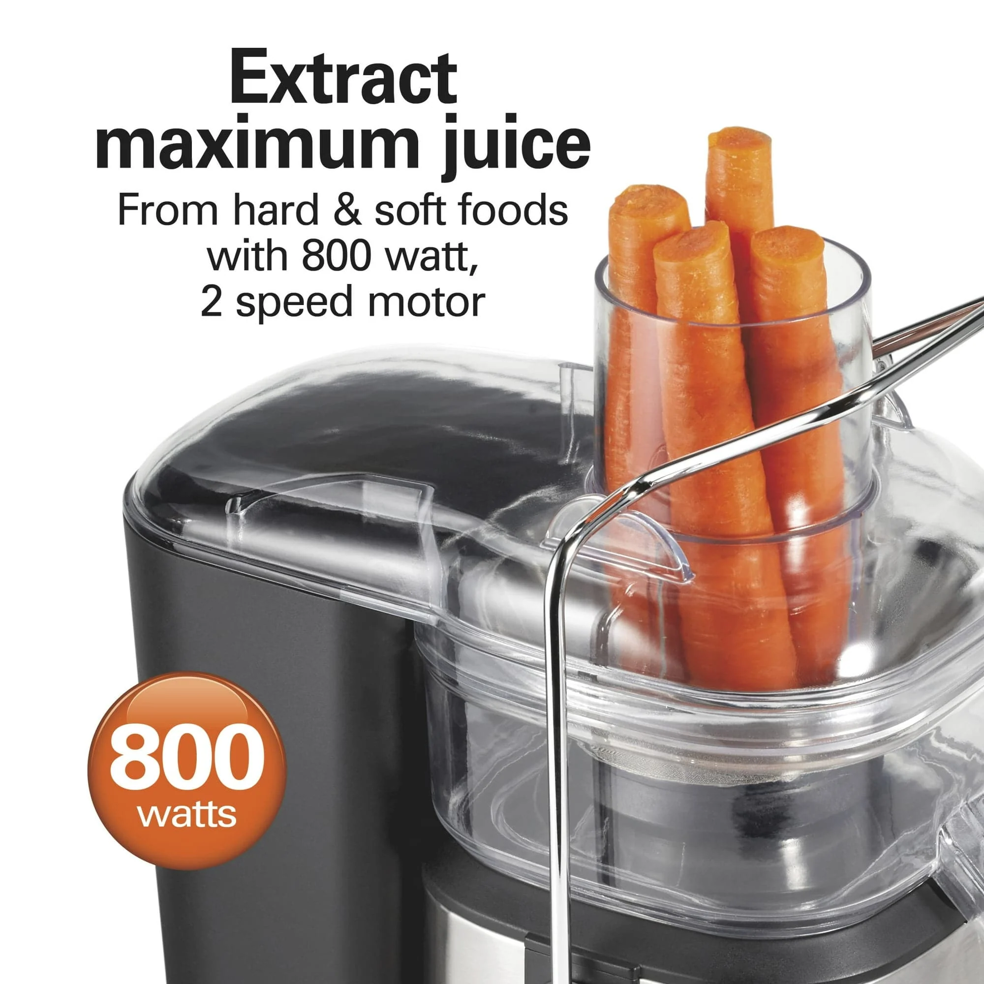 Hamilton Beach Easy Clean Juicer, Juice Extractor, Big Mouth Chute - Certified Refurbished - Image 5
