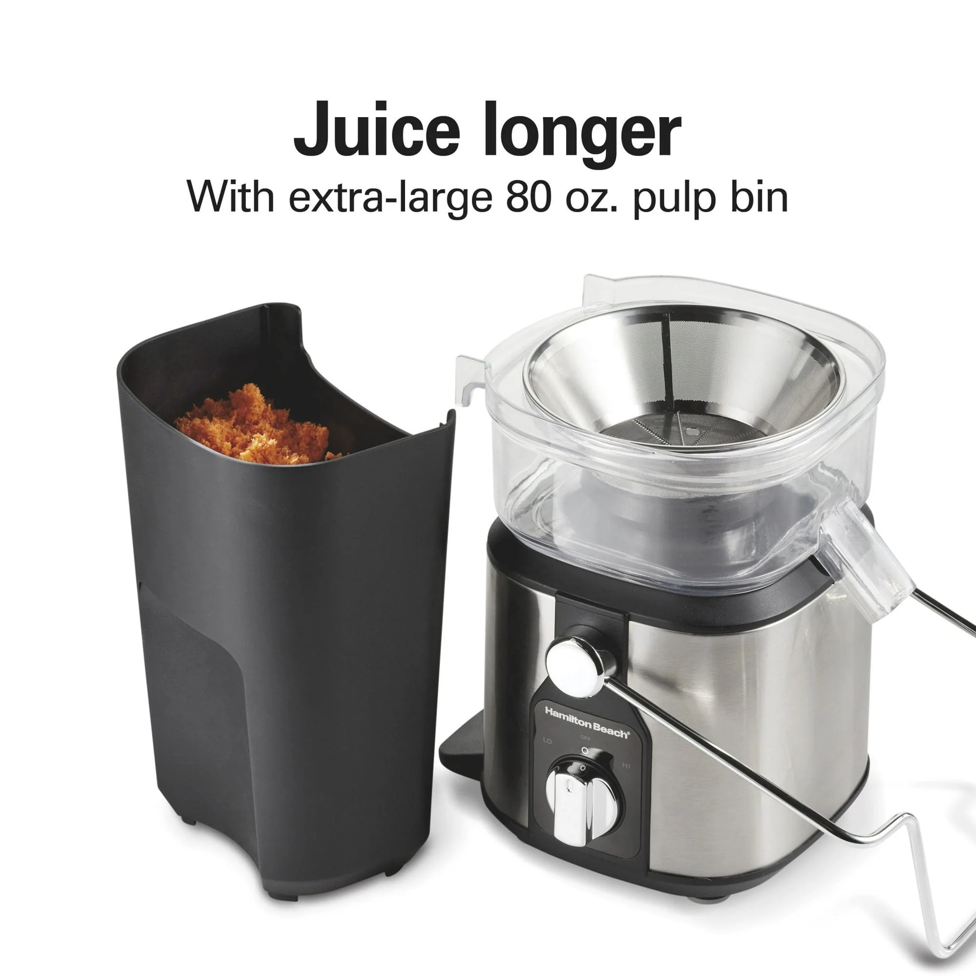 Hamilton Beach Easy Clean Juicer, Juice Extractor, Big Mouth Chute - Certified Refurbished - Image 6