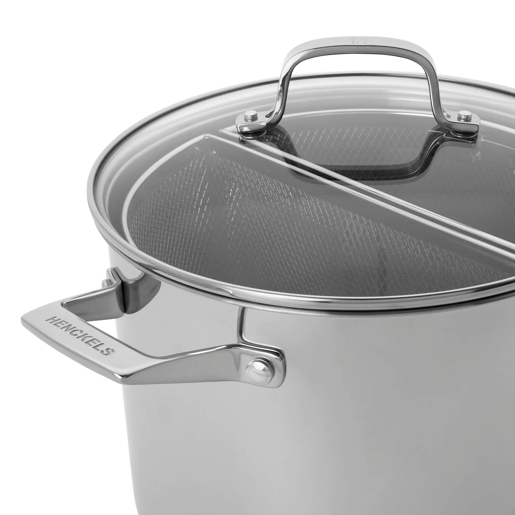 Henckels 8.5-qt Stainless Steel Pasta Pot with Lid and Strainers - Image 4