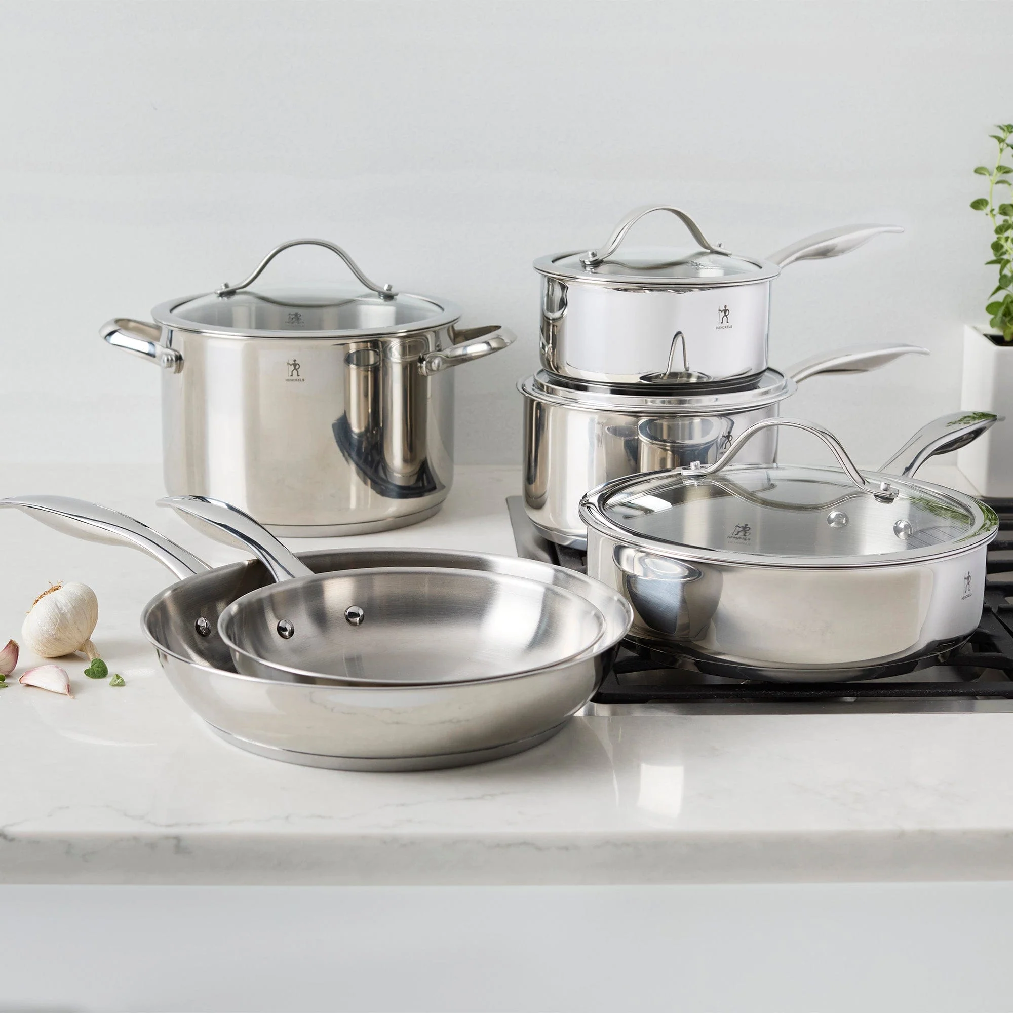Henckels Aragon 10-pc Stainless Steel Cookware Set - Image 2
