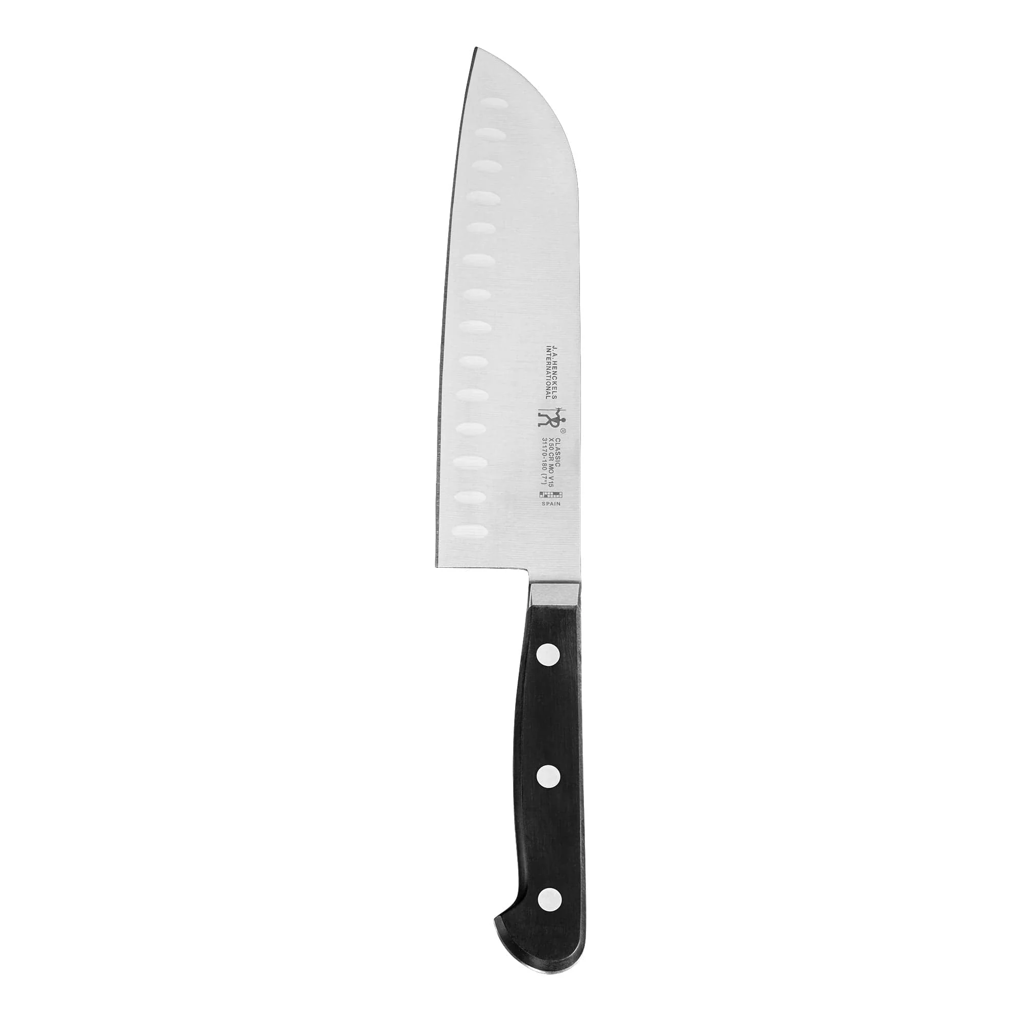 Henckels Classic 7-inch Hollow Edge Santoku Knife