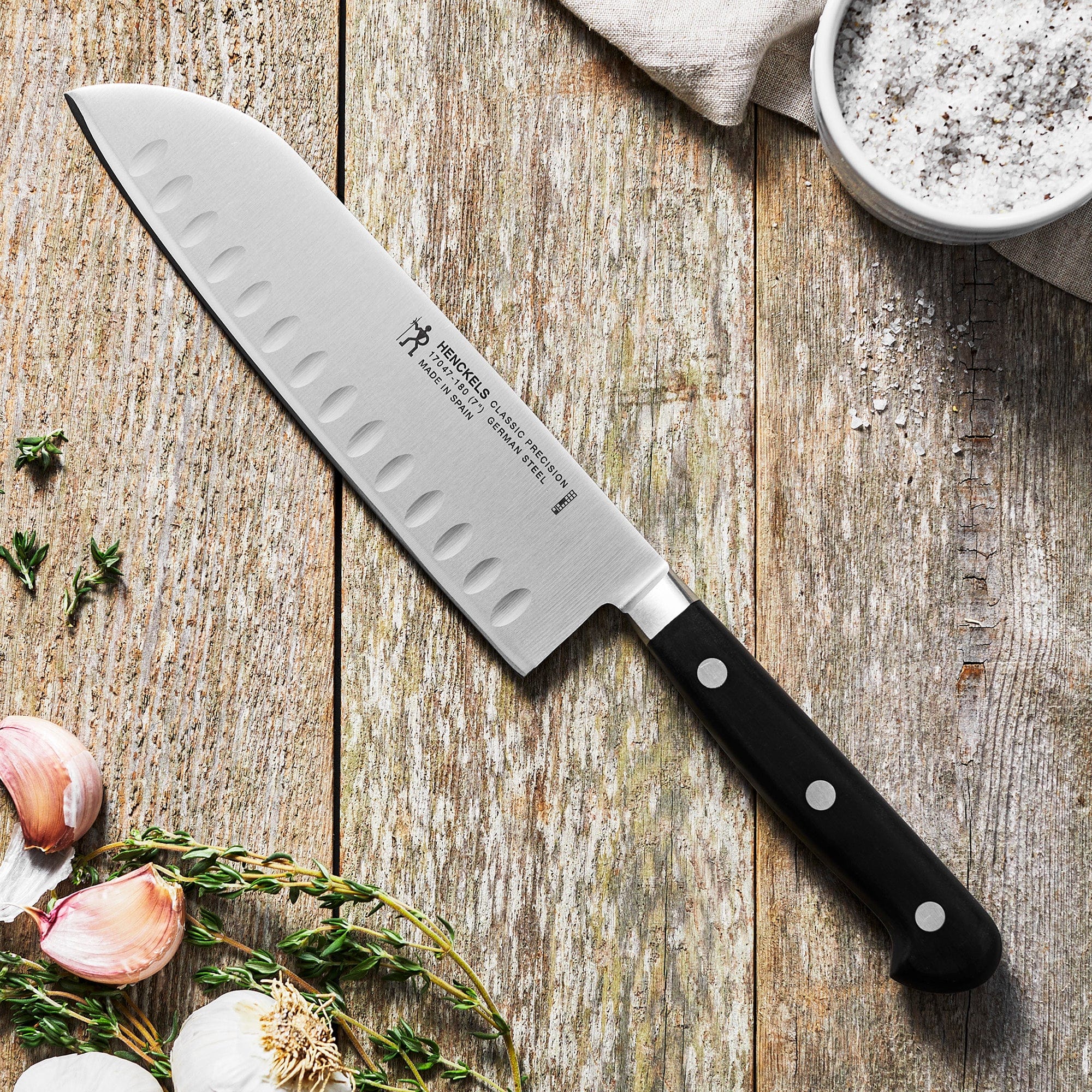 Henckels Classic Precision 7-inch Santoku Knife - Image 3