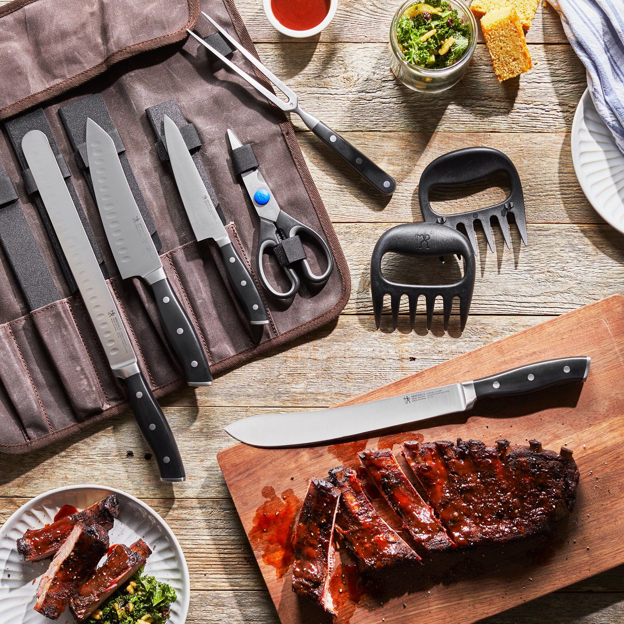Henckels Forged Accent 9-pc Barbecue Carving Tool Set - Image 3