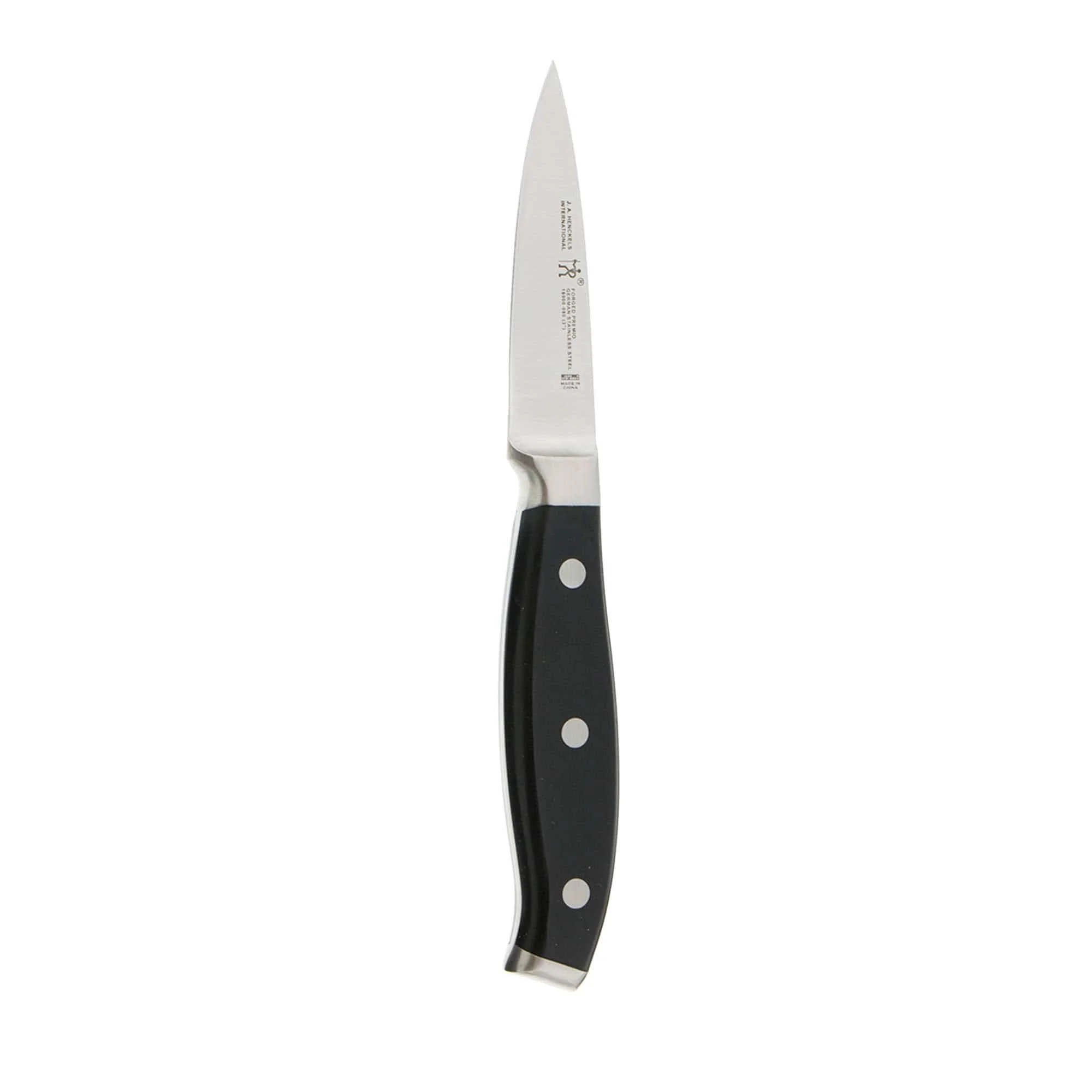 Henckels Forged Premio 14 Piece Knife Set with Block, Chef, Paring, Utility, Steak, Stainless Steel - Image 3