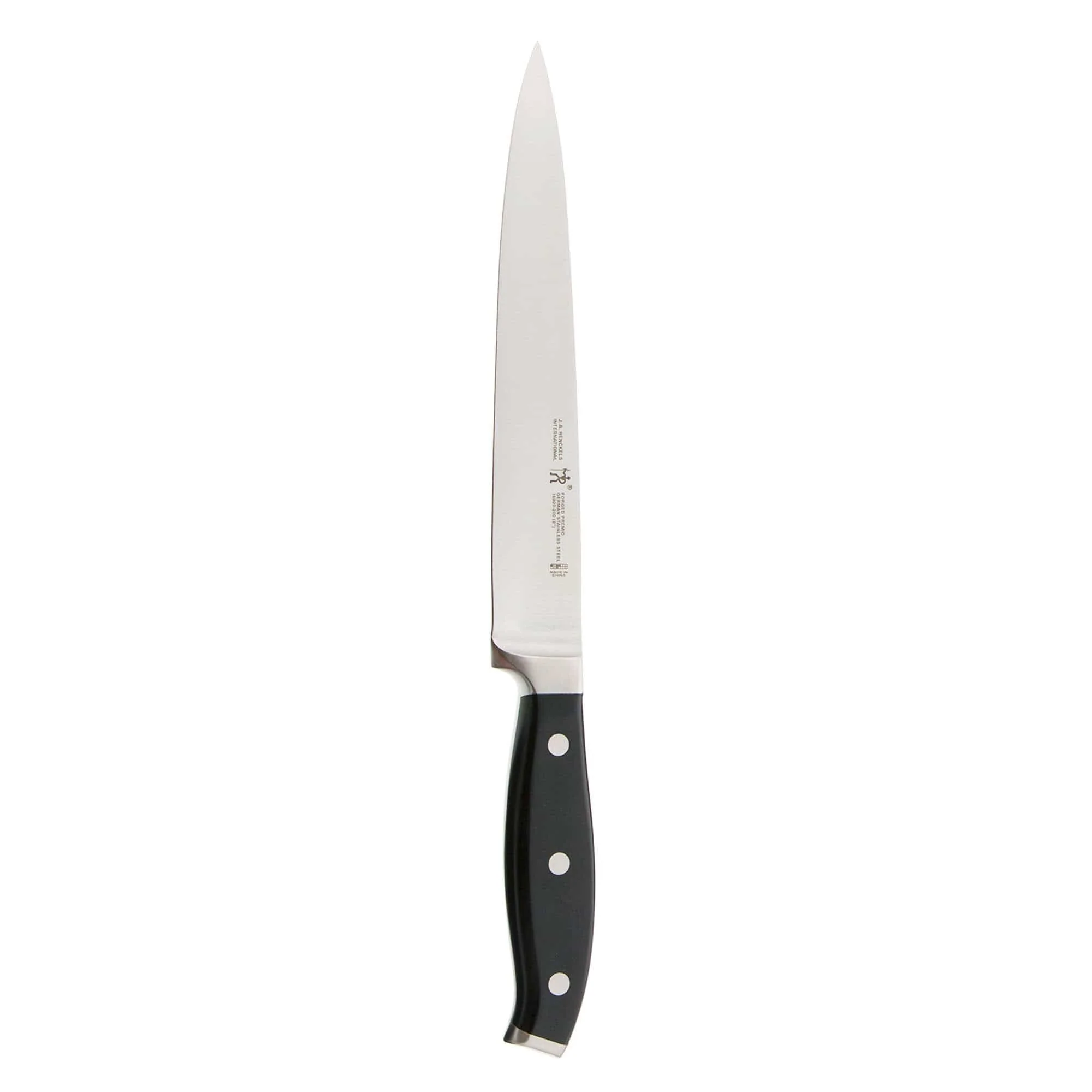 Henckels Forged Premio 14 Piece Knife Set with Block, Chef, Paring, Utility, Steak, Stainless Steel - Image 8