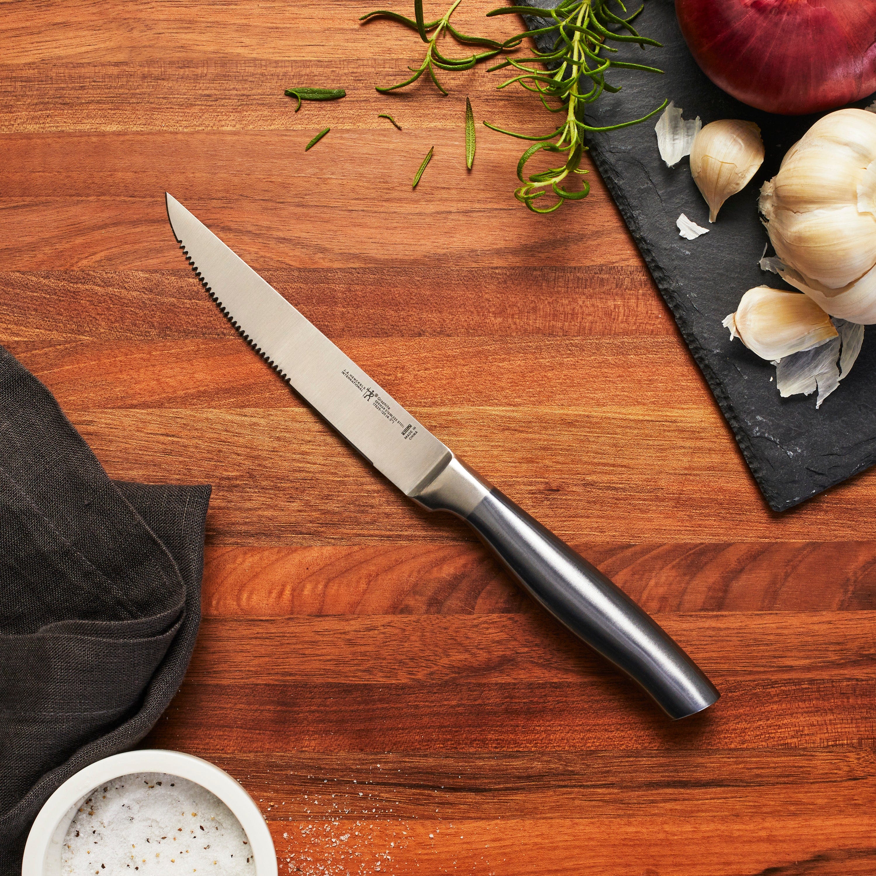 Henckels Graphite 4-pc Steak Knife Set, Stainless Steel - Image 4