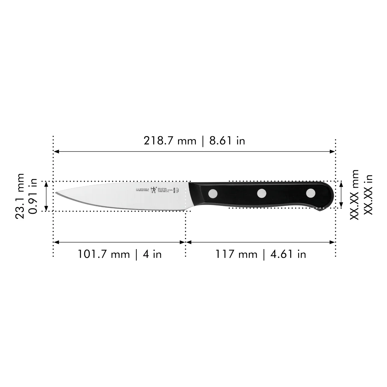 Henckels Solution 4-inch Paring Knife - Image 3