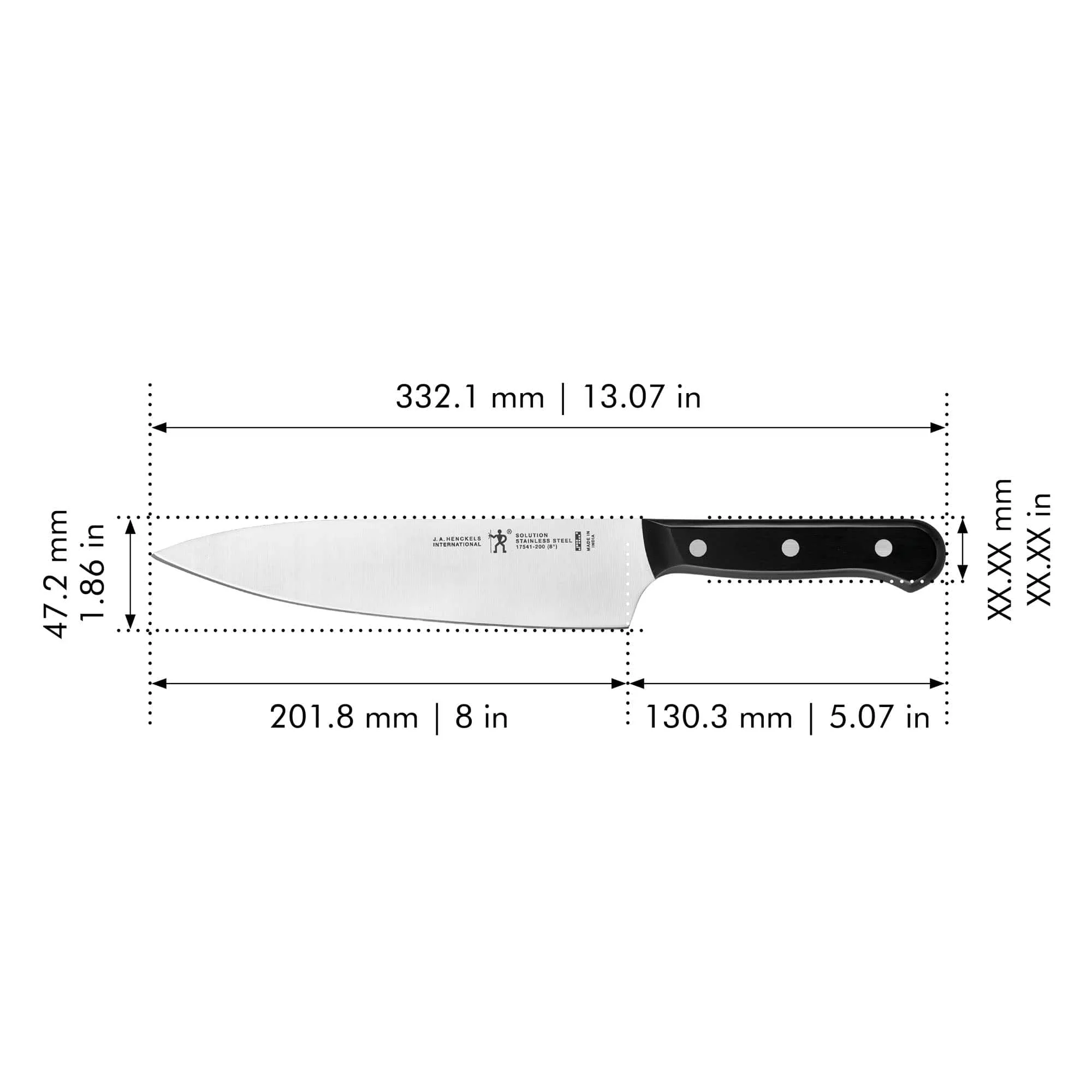 Henckels Solution 8-inch Chef's Knife - Image 3