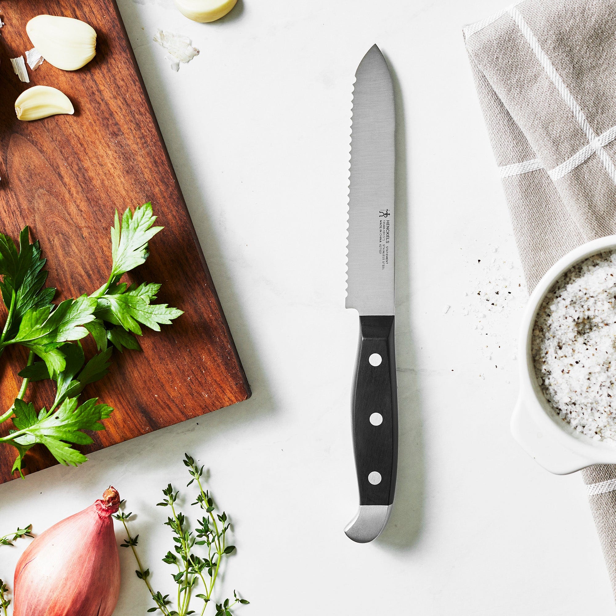 Henckels Statement 5-inch Serrated Utility Knife - Image 3