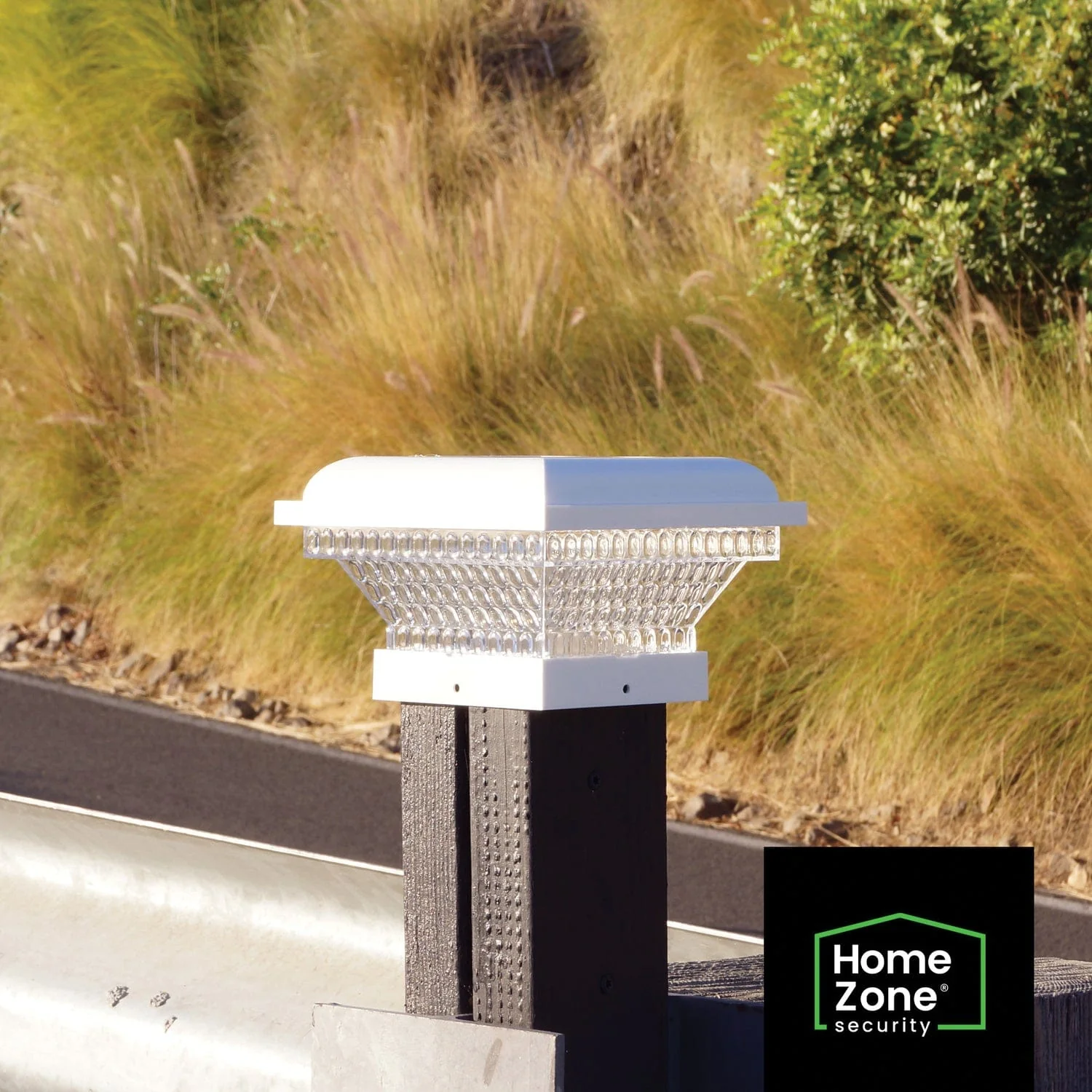 Home Zone Security Outdoor Solar Post Cap Lights for 3.5-In. x 3.5-In. and 4-In. x 4-In. Posts, 2 Pack, White - Image 3