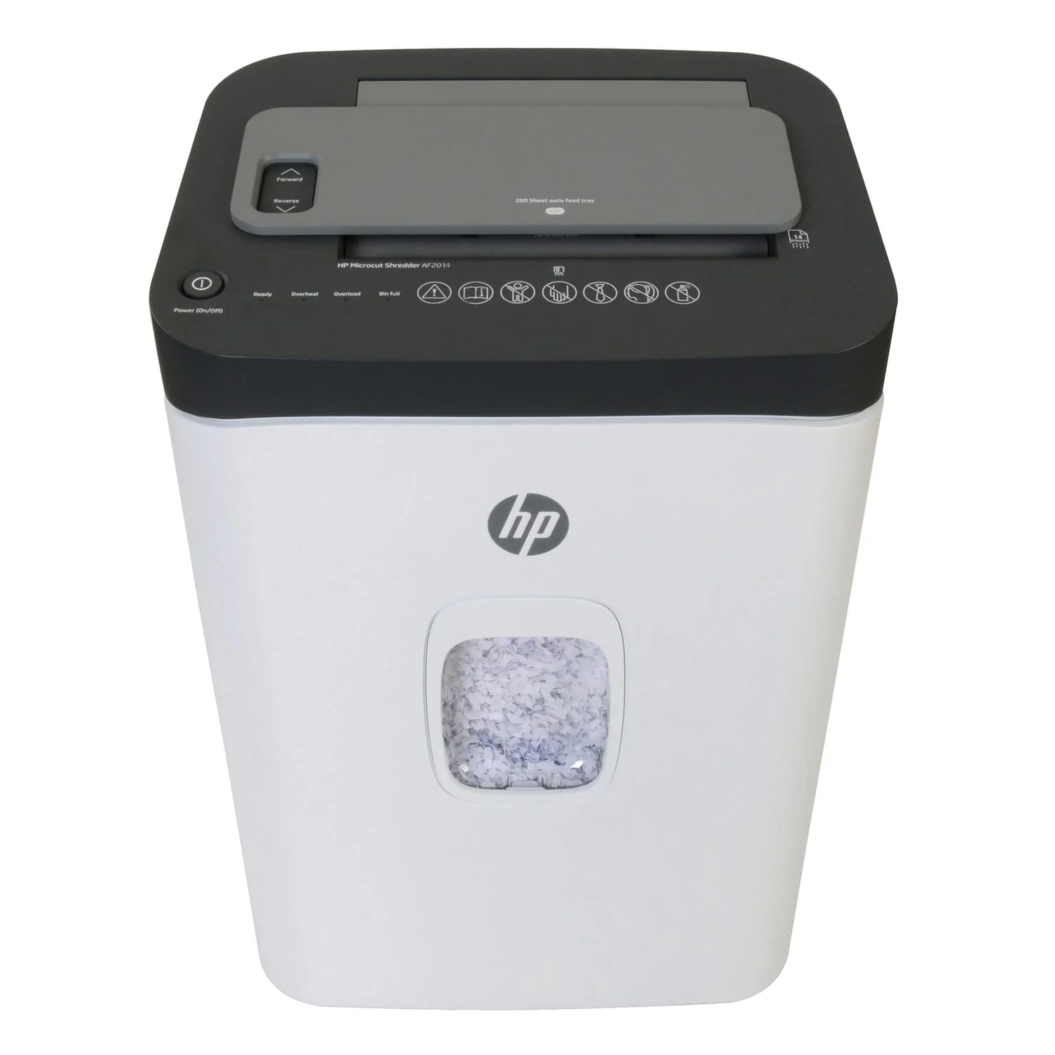 HP AF2014 200-Sheet Microcut Heavy-Duty Auto-Feed Shredder