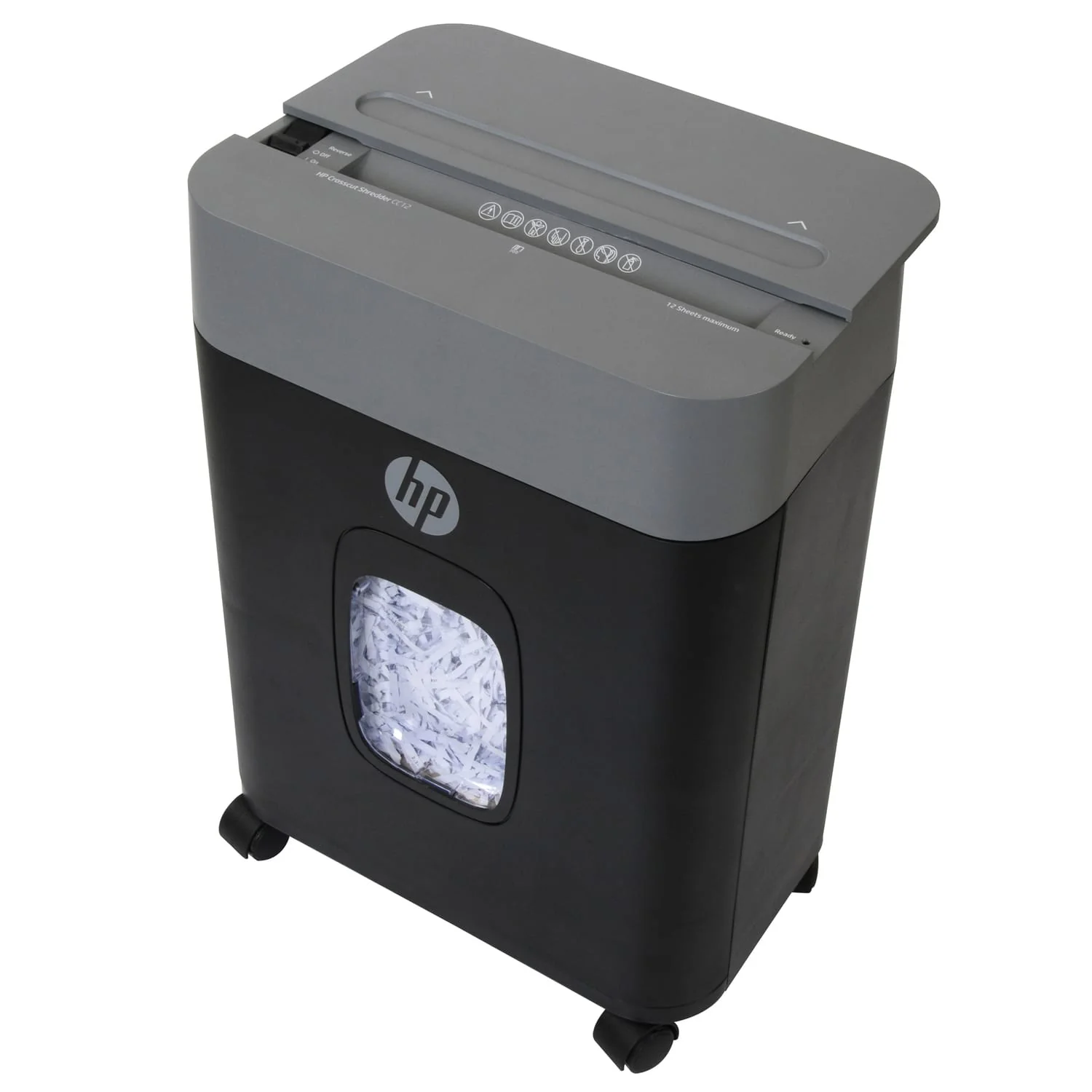HP HP-CC12 12-Sheet Crosscut Shredder - Image 5