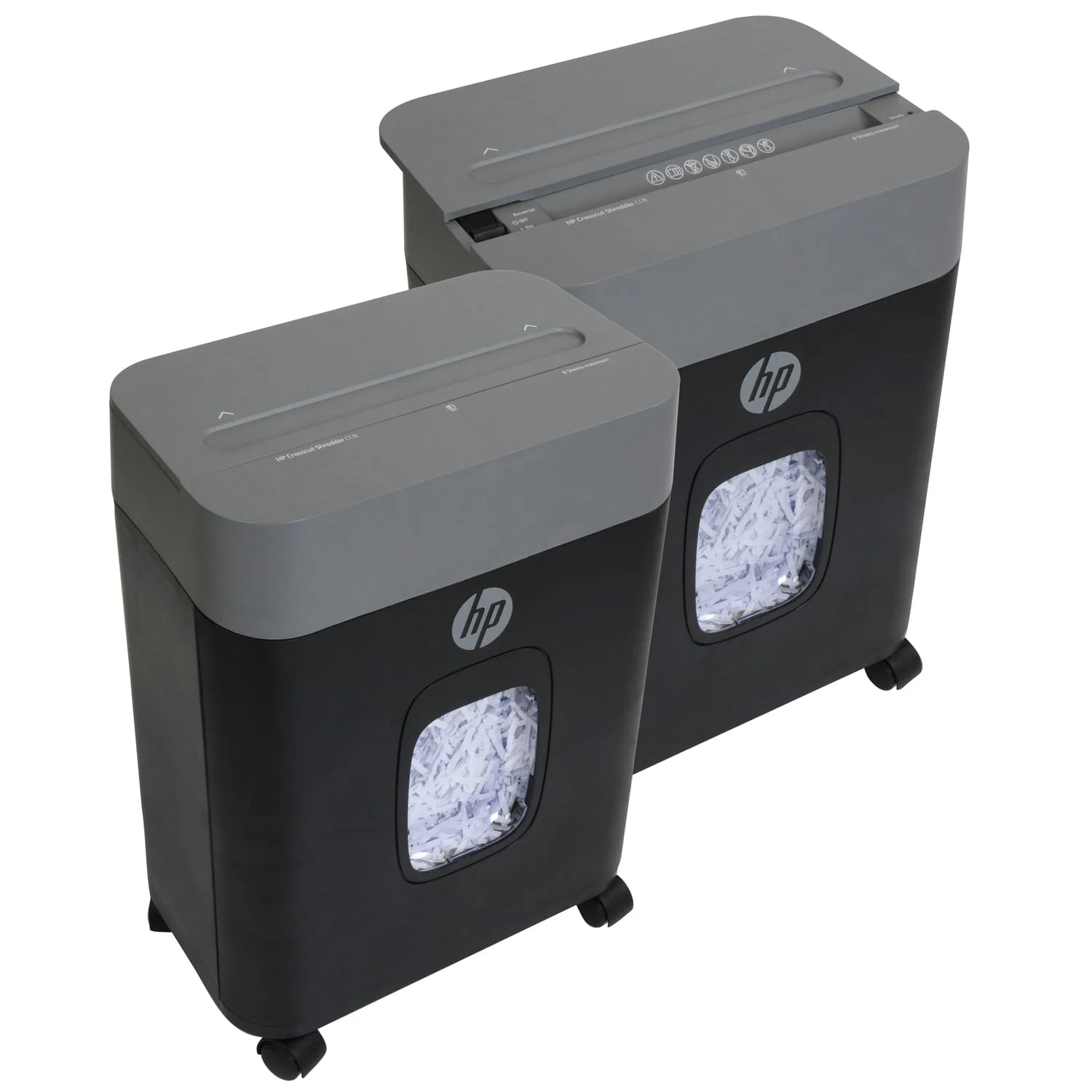 HP HP-CC8 8-Sheet Crosscut Shredder - Image 5