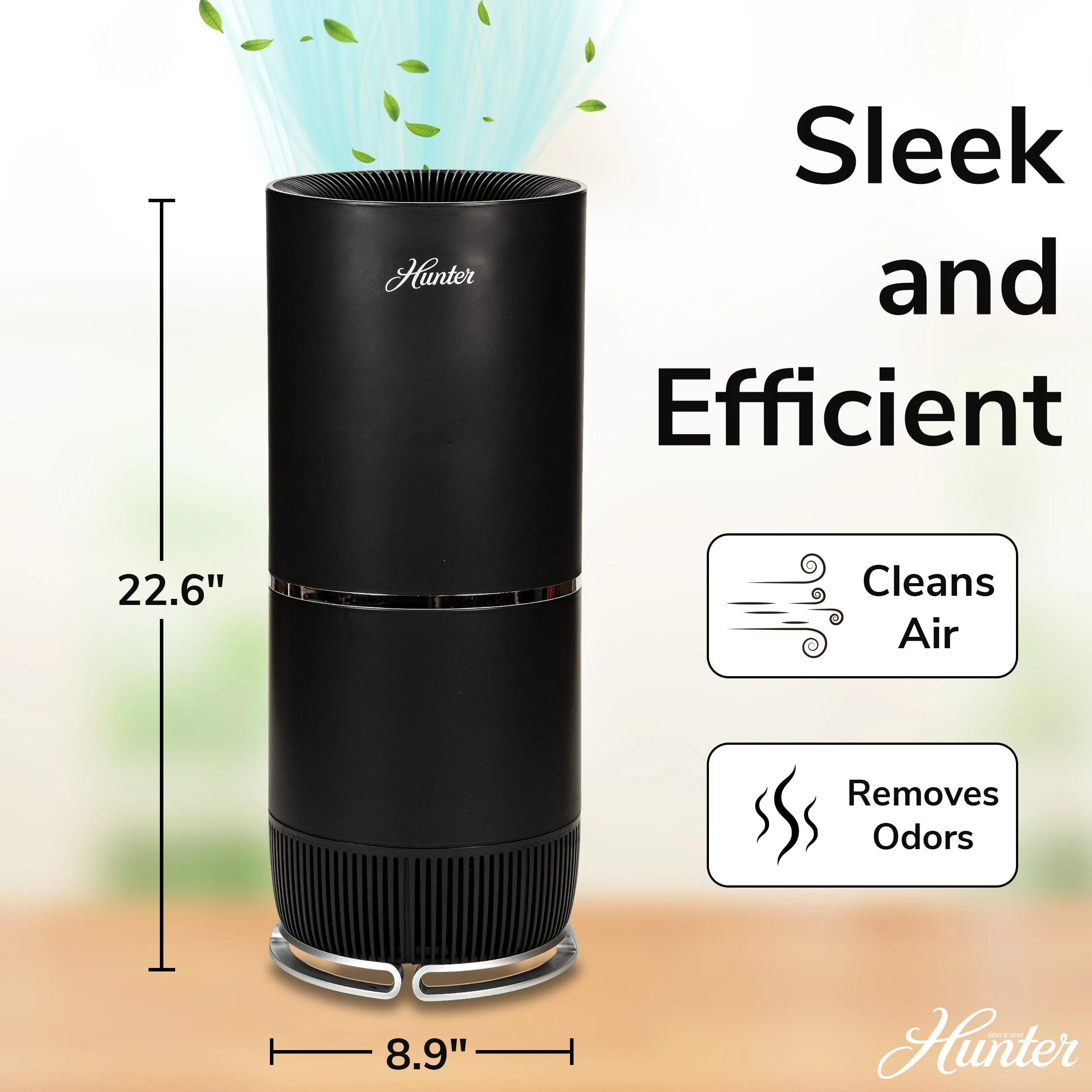 Hunter Large Tower True HEPA Air Purifier, for Allergies, Smoke + Pets, HP670 - Image 14