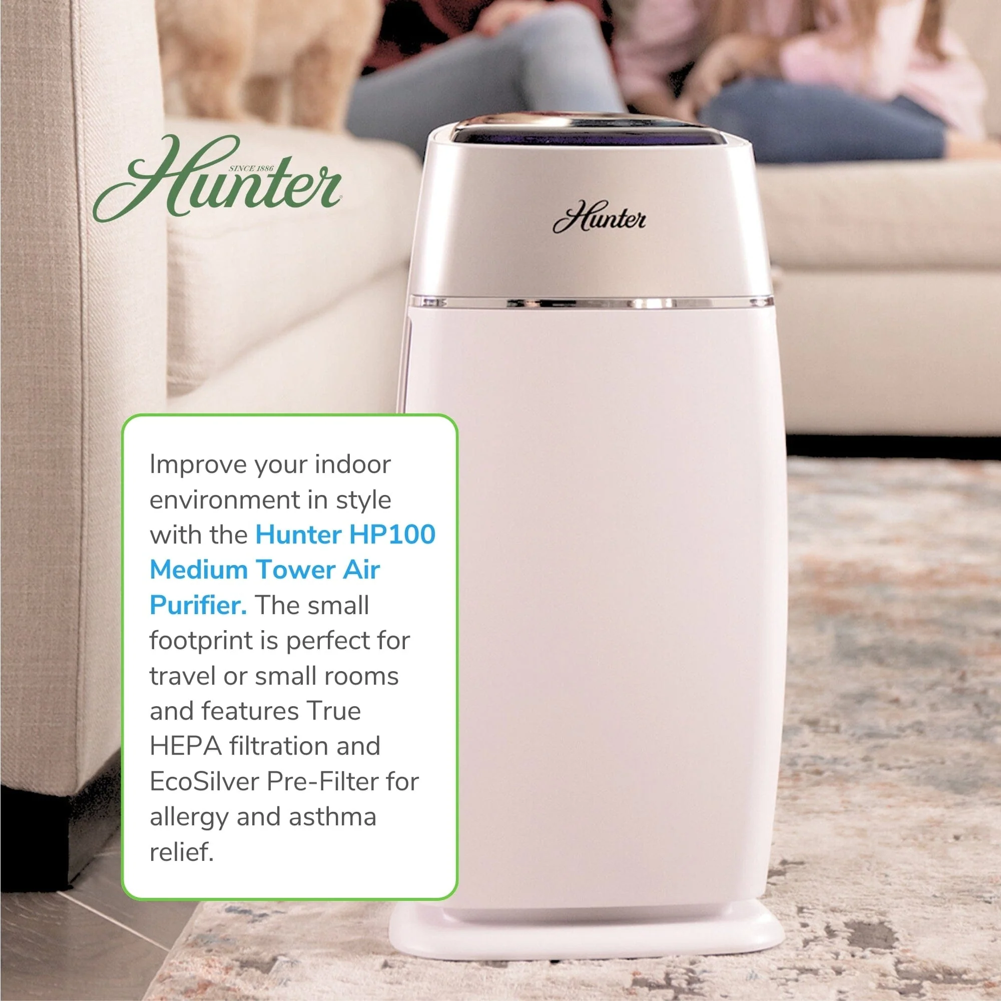 Hunter Medium Tower Air Purifier HP100 - Image 6