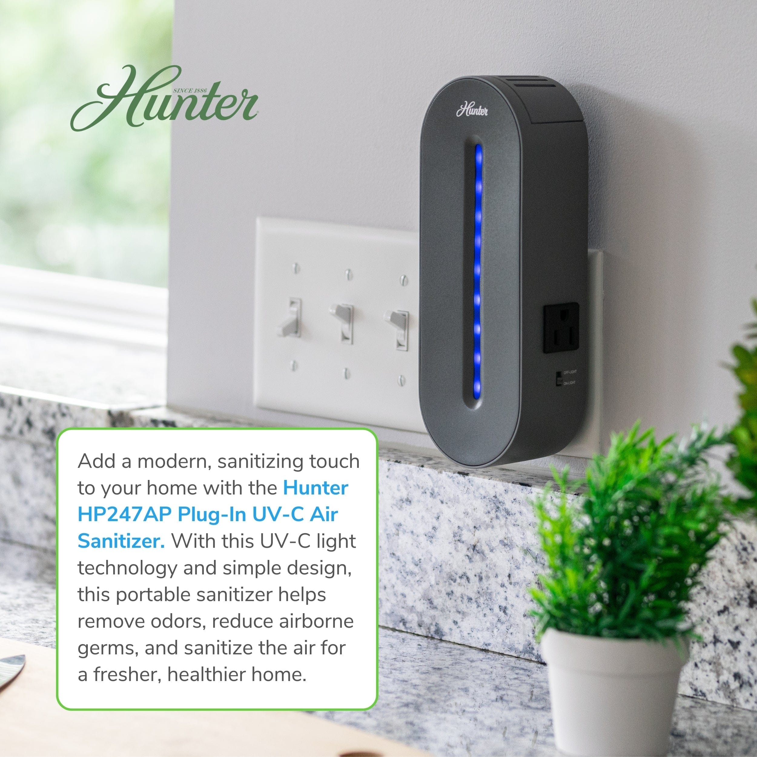 Hunter Plug-In UV-C Air Sanitizer HP247AP - Image 7