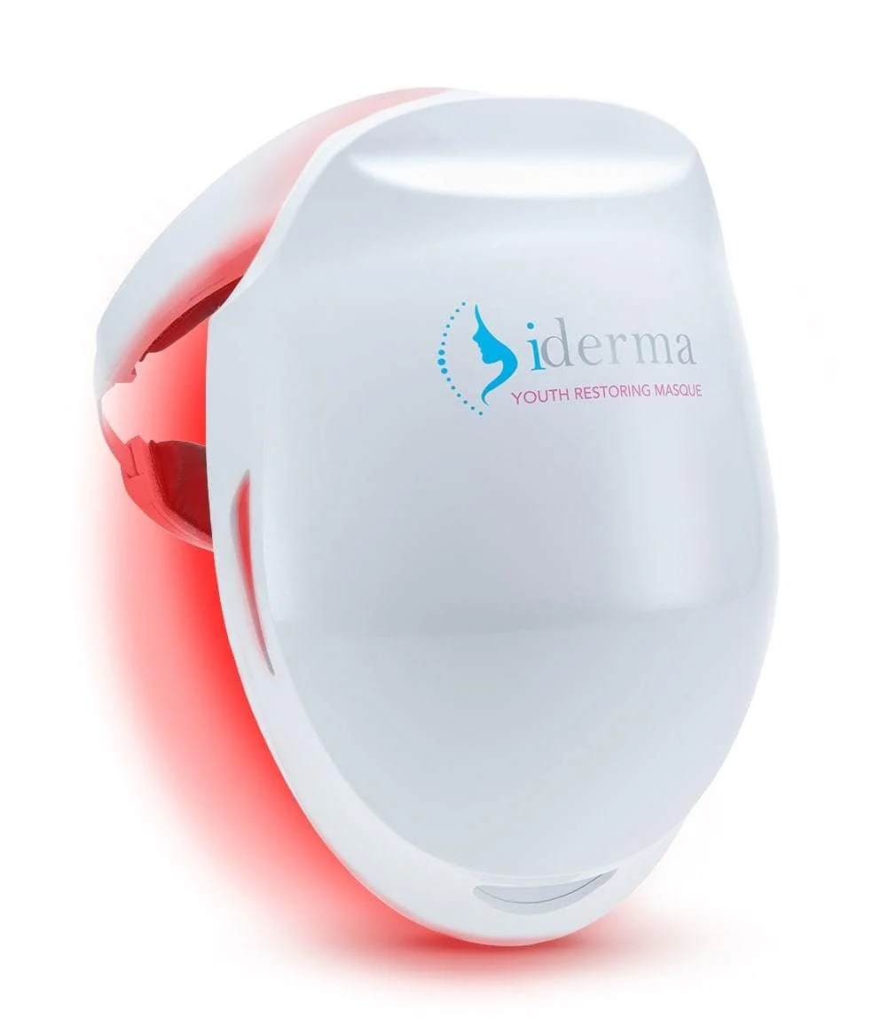 iDerma No Touch, Full-Face Red and Infrared Light Therapy for Fast Smoother, Younger-Looking Skin LED Mask - Image 8