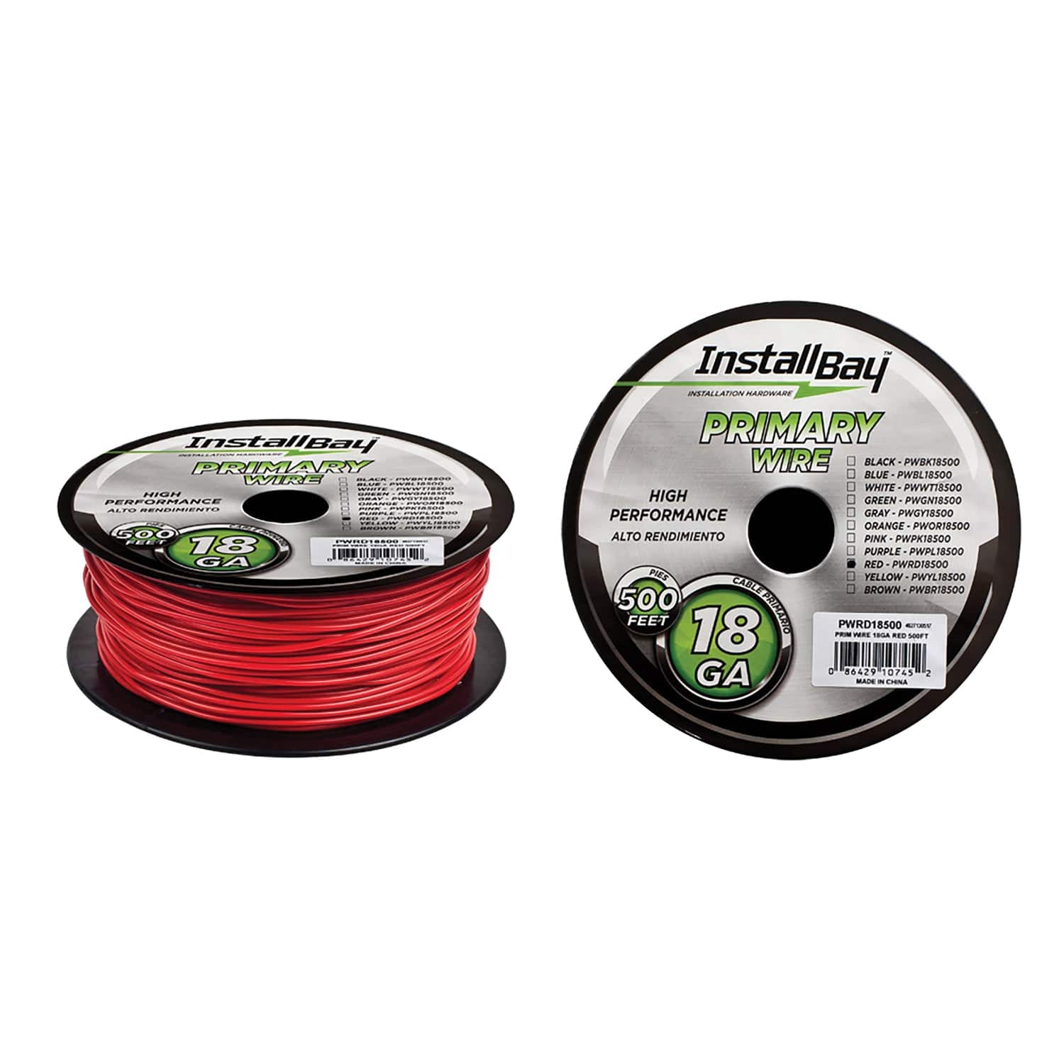 Install Bay 18-Gauge All-Copper Primary Wire, 500 Ft., Red - Image 3