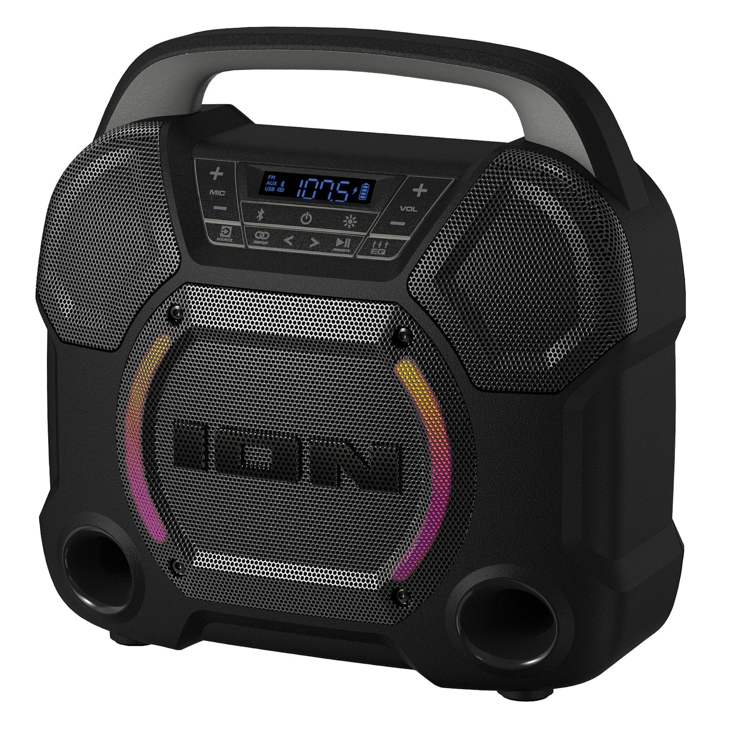 ION Trailblazer Roar Portable Bluetooth All-Weather Speaker with Stereo-Link and LED Lights - Image 5