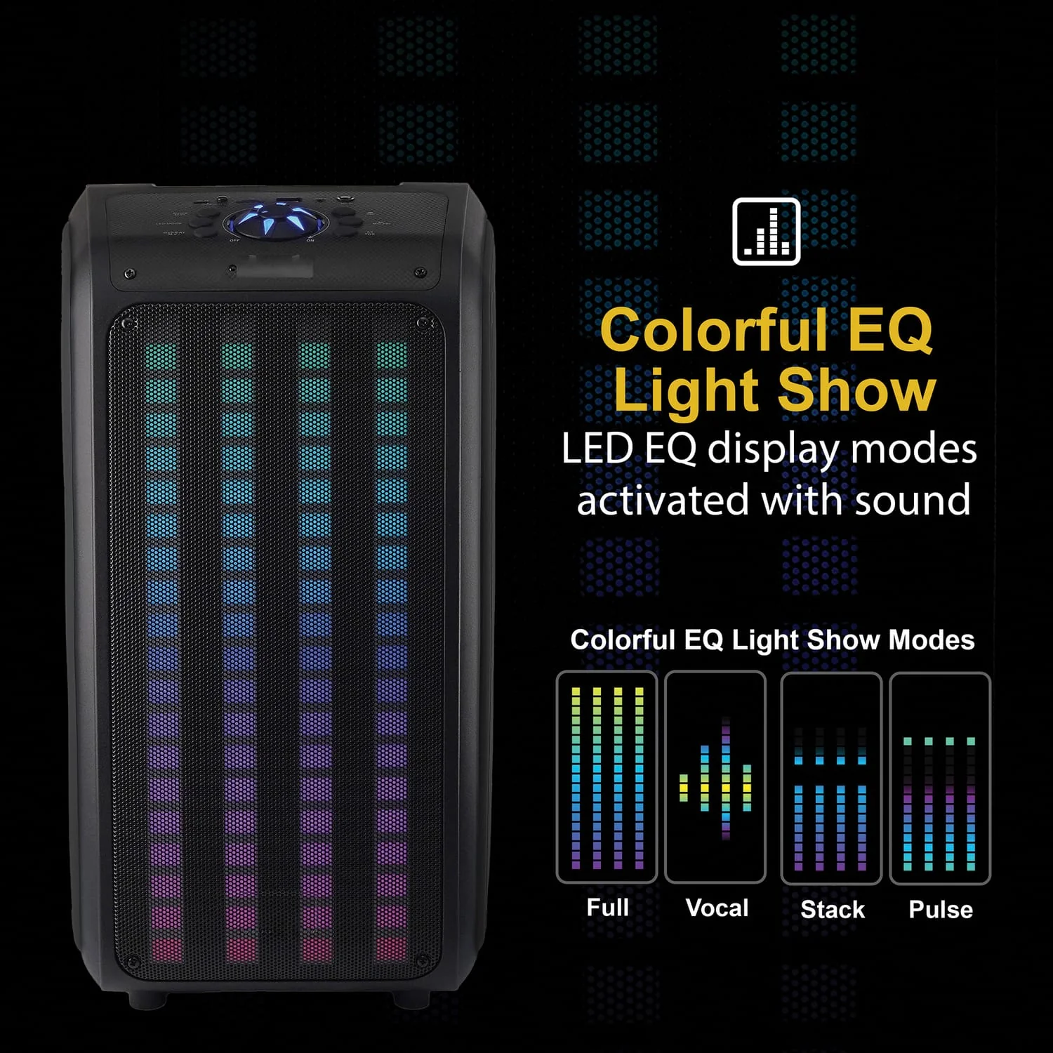 IQ Sound Sound Traveler 20-Watt-Continuous-Power Portable Backpack Speaker with Wired Microphone and Remote - Image 2