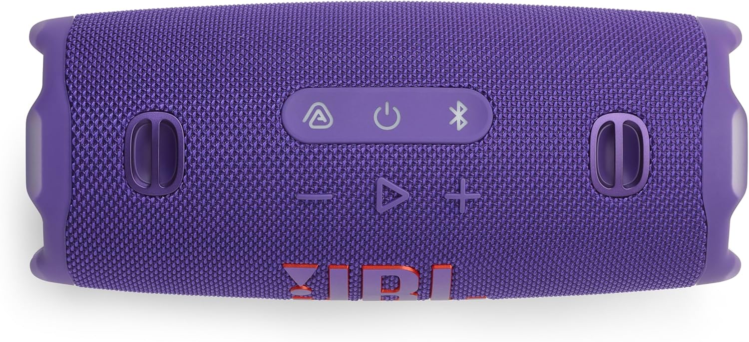 JBL Charge 6 Portable Bluetooth Speaker with Built-in Powerbank, Purple - Certified Refurbished - Image 8