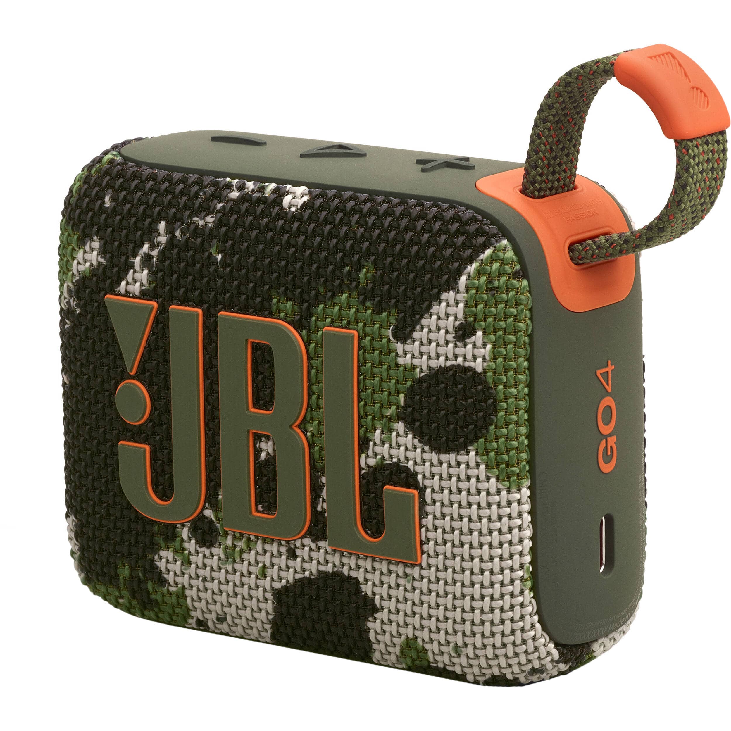 JBL Go 4 Portable Waterproof Bluetooth Speaker, Camo - Certified Refurbished - Image 3