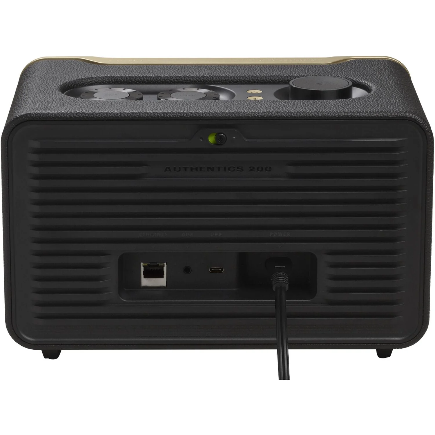 JBL Authentics 200 Retro Style Wi-Fi Bluetooth Portable Smart Home Speaker - Certified Refurbished - Image 4