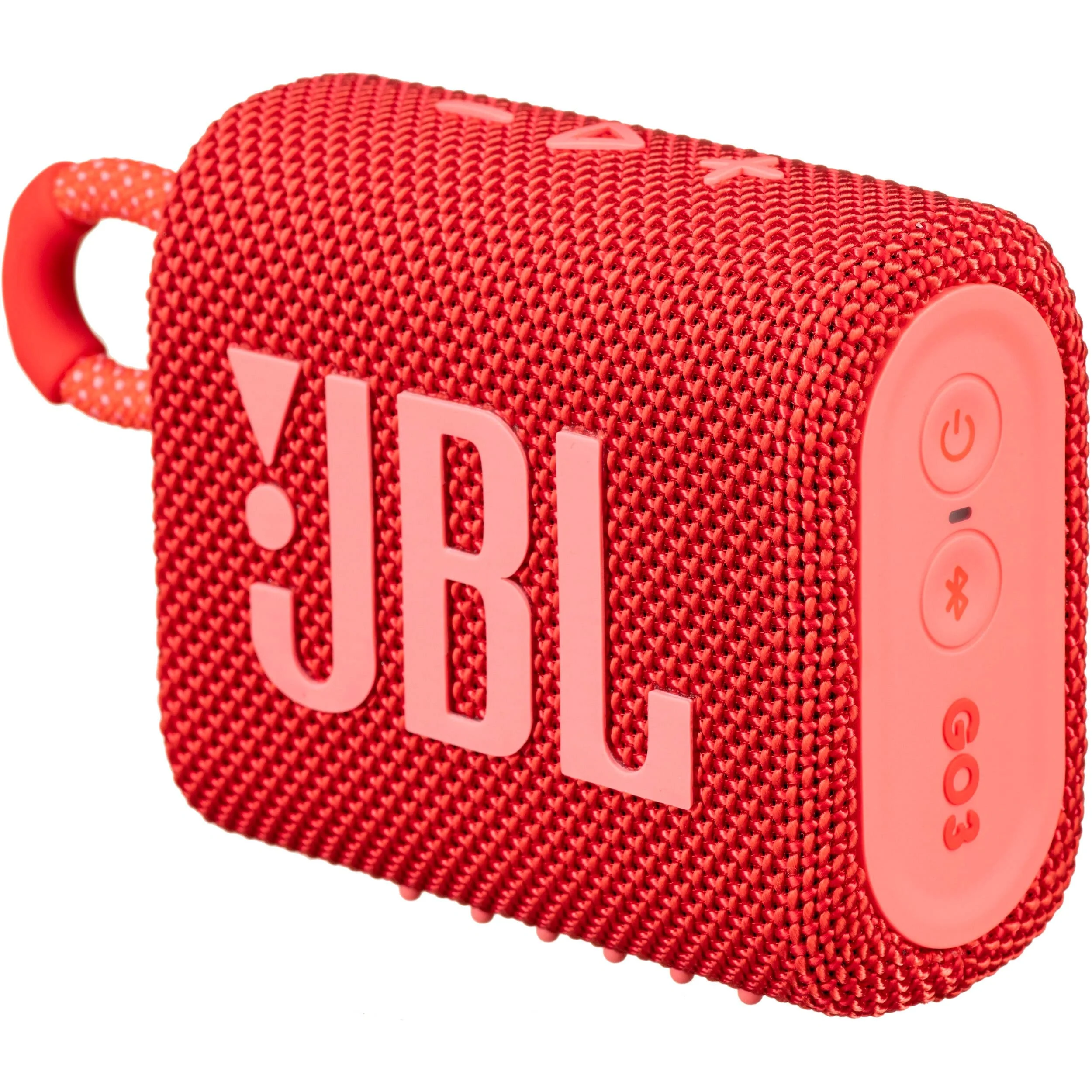 JBL Go 3 Portable Waterproof Bluetooth Speaker, Red - Certified Refurbished - Image 2
