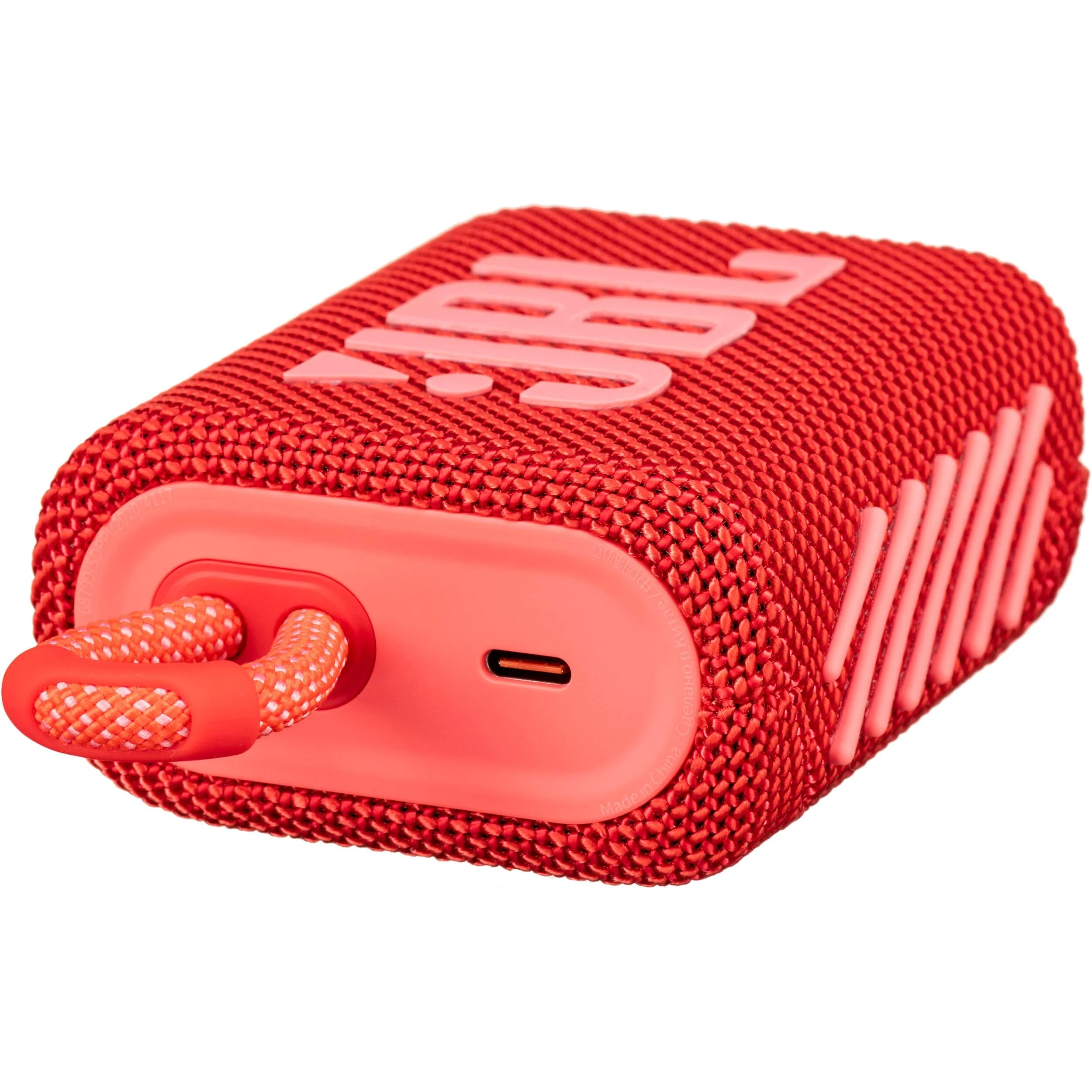 JBL Go 3 Portable Waterproof Bluetooth Speaker, Red - Certified Refurbished - Image 6