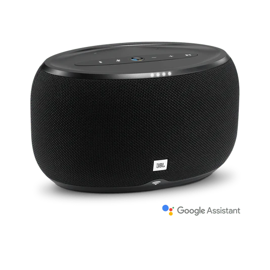 JBL Link 300 Wi-Fi Bluetooth Voice-Active Speaker, Black - Certified Refurbished