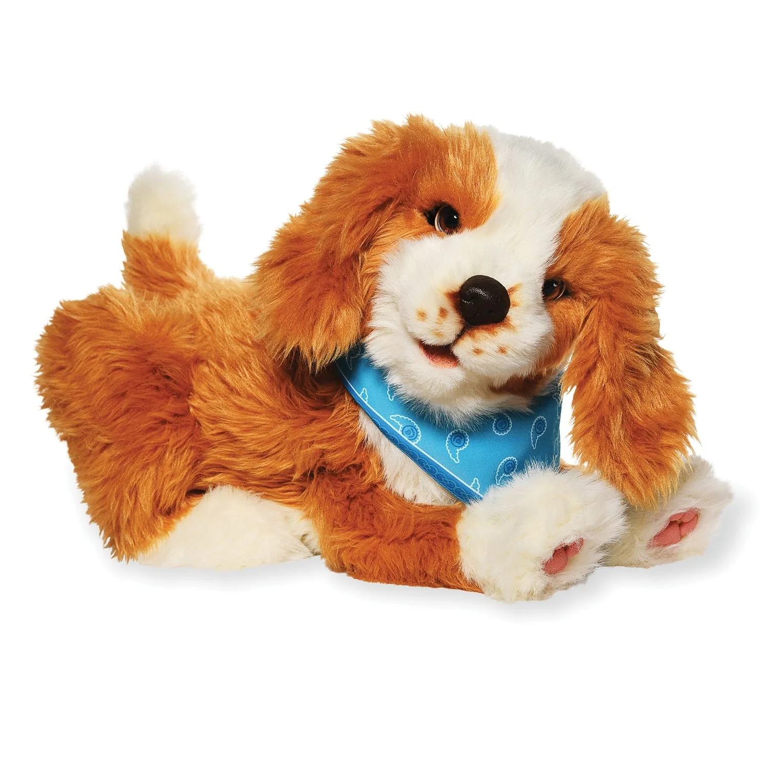 Joy For All Companion Pet Dog, Brown and White Pup - Image 2