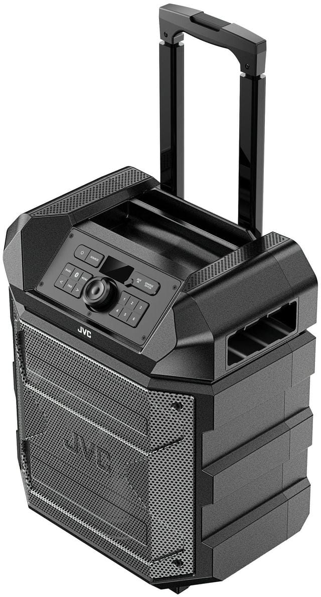 JVC Trailgator 120 Rugged Portable Bluetooth Speaker, Black - Image 2