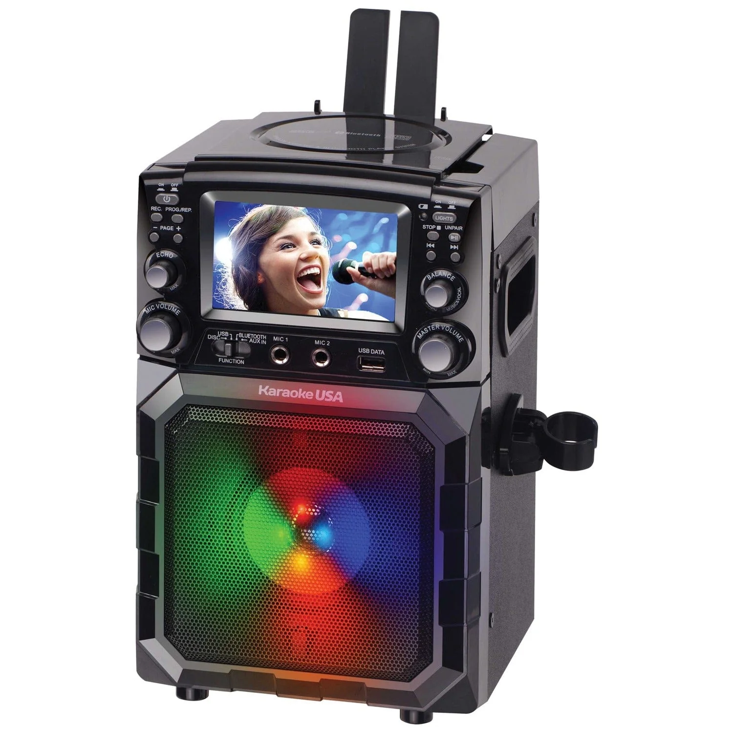 Karaoke USA Portable CDG/MP3G Karaoke Player with 4.3-Inch Color TFT Screen - Image 3