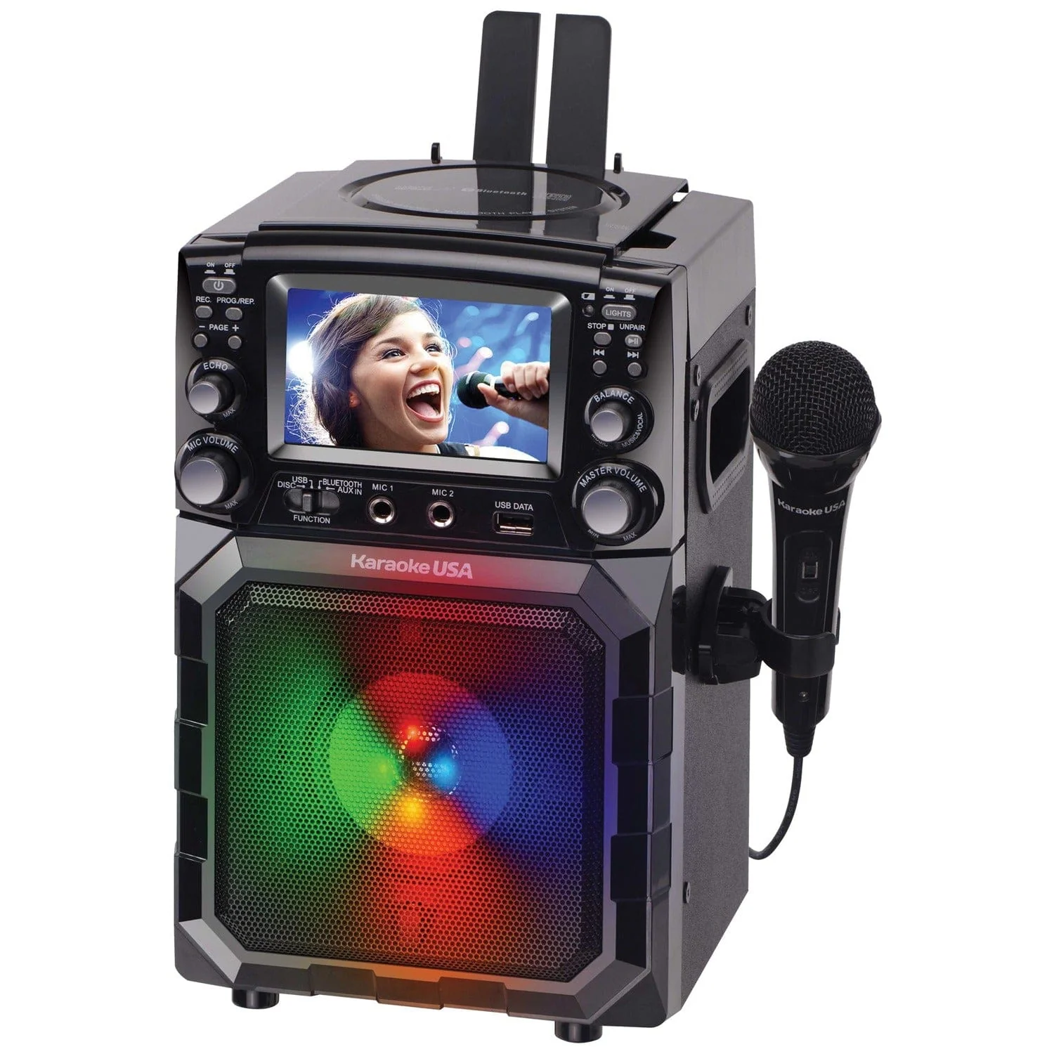 Karaoke USA Portable CDG/MP3G Karaoke Player with 4.3-Inch Color TFT Screen - Image 4