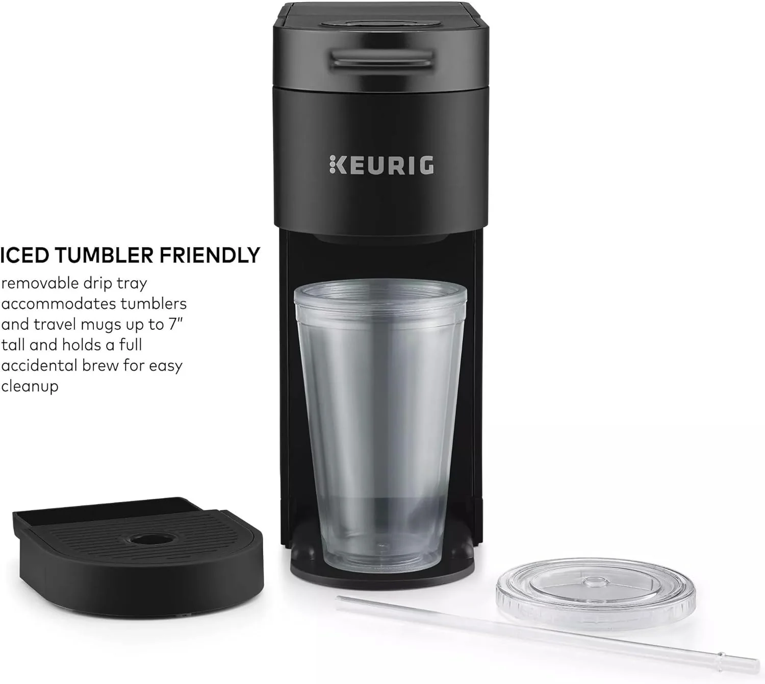 Keurig K-Iced Plus Single Serve Coffee Maker, Black - Certified Refurbished - Image 4