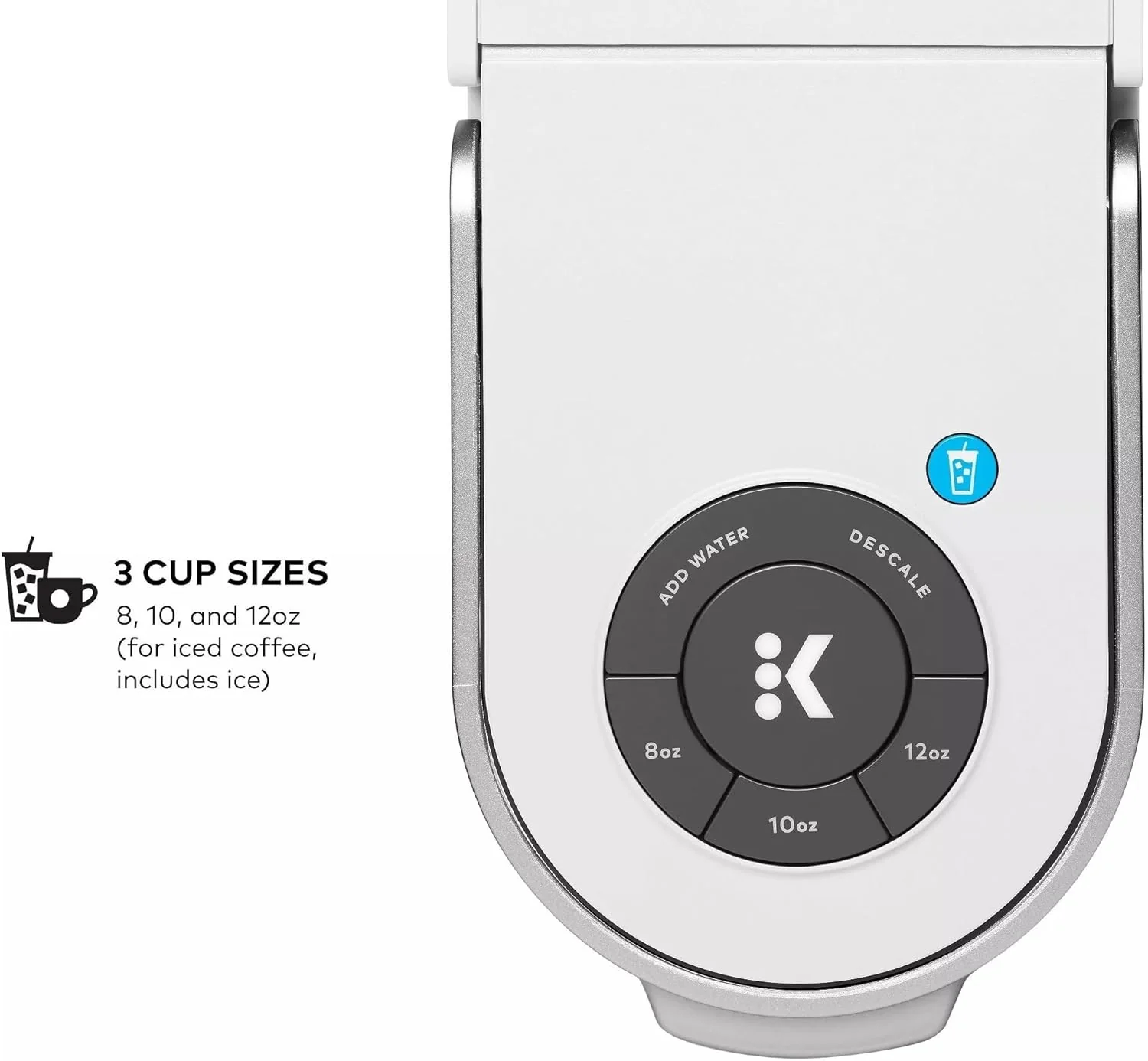 Keurig K-Iced Plus Single Serve Coffee Maker, White - Certified Refurbished - Image 6
