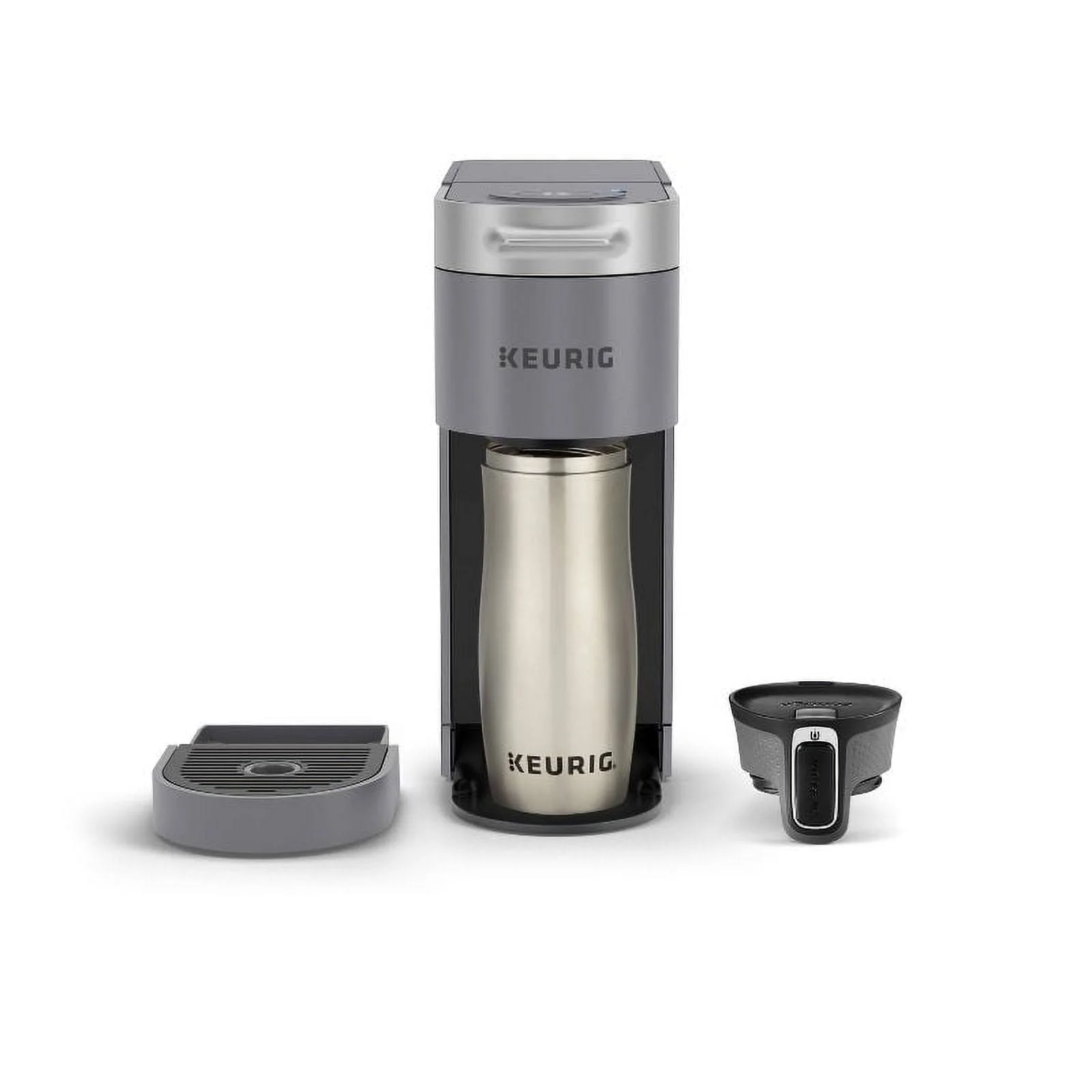 Keurig K-Slim + ICED Single Serve Coffee Maker, Hot & Cold Brewing, 3 Brew Sizes, 46oz Removable Reservoir, Gray - Open Box - Image 5